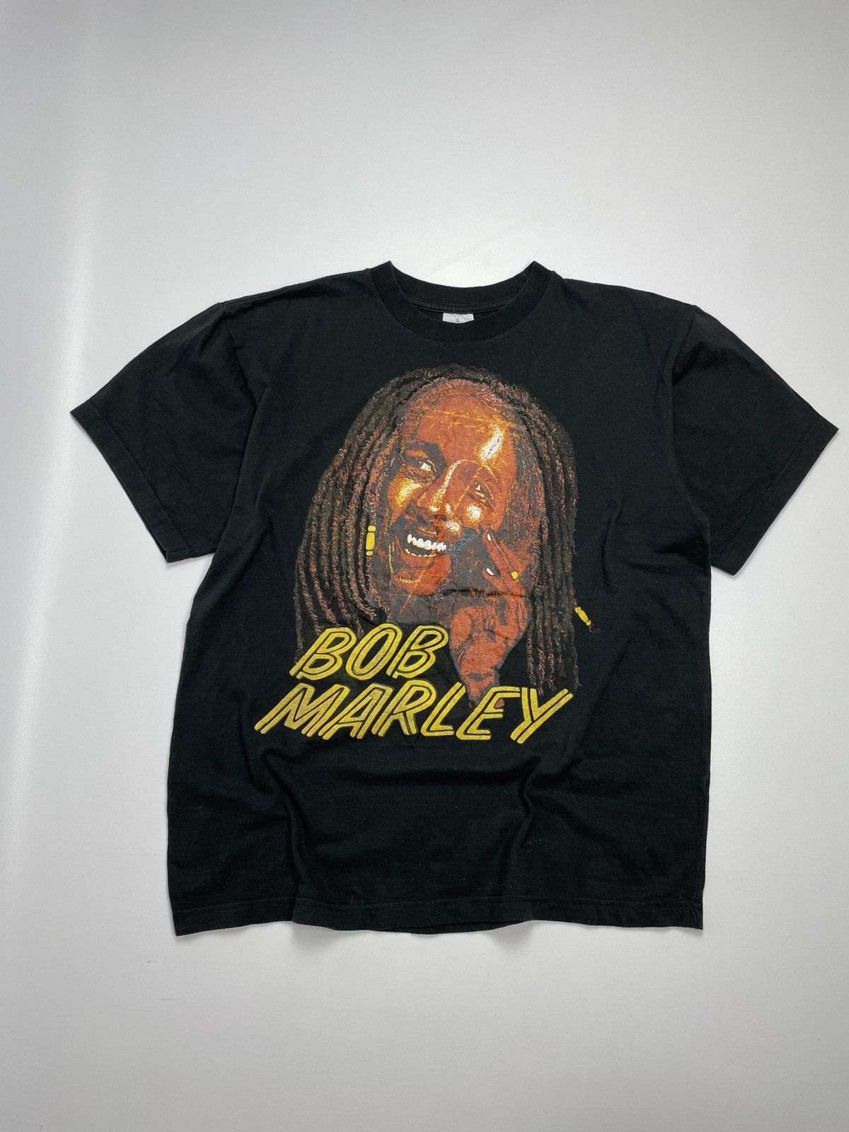 Band Tees × Bob Marley × Vintage Vintage 90s Bob Marley Band T-Shirt Size US L / EU 52-54 / 3 - 1 Thumbnail