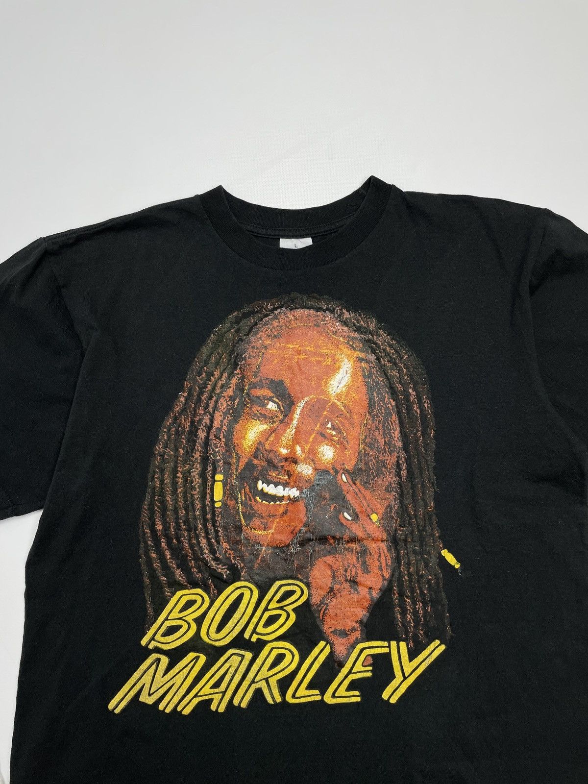 Band Tees × Bob Marley × Vintage Vintage 90s Bob Marley Band T-Shirt Size US L / EU 52-54 / 3 - 2 Thumbnail