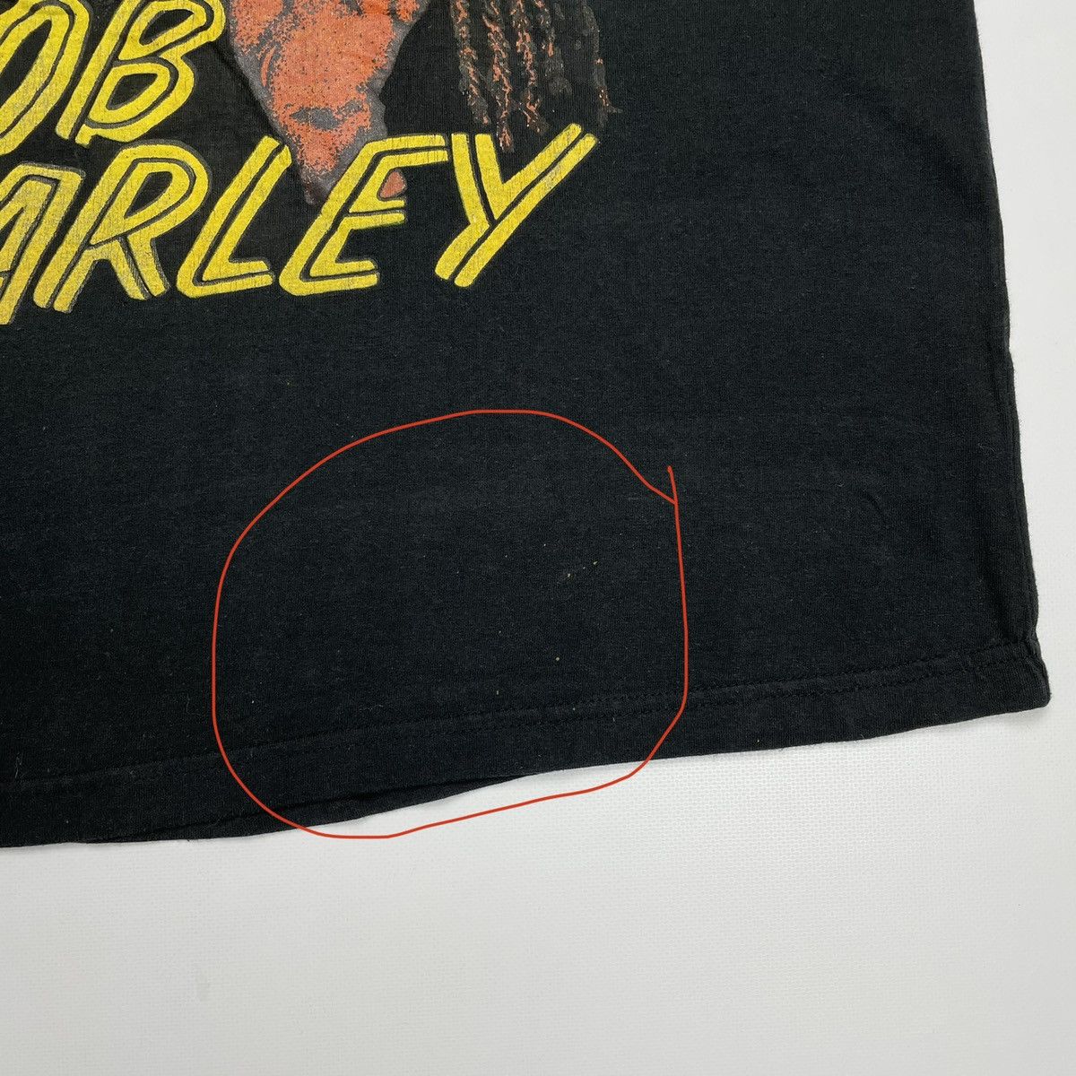 Band Tees × Bob Marley × Vintage Vintage 90s Bob Marley Band T-Shirt Size US L / EU 52-54 / 3 - 4 Thumbnail