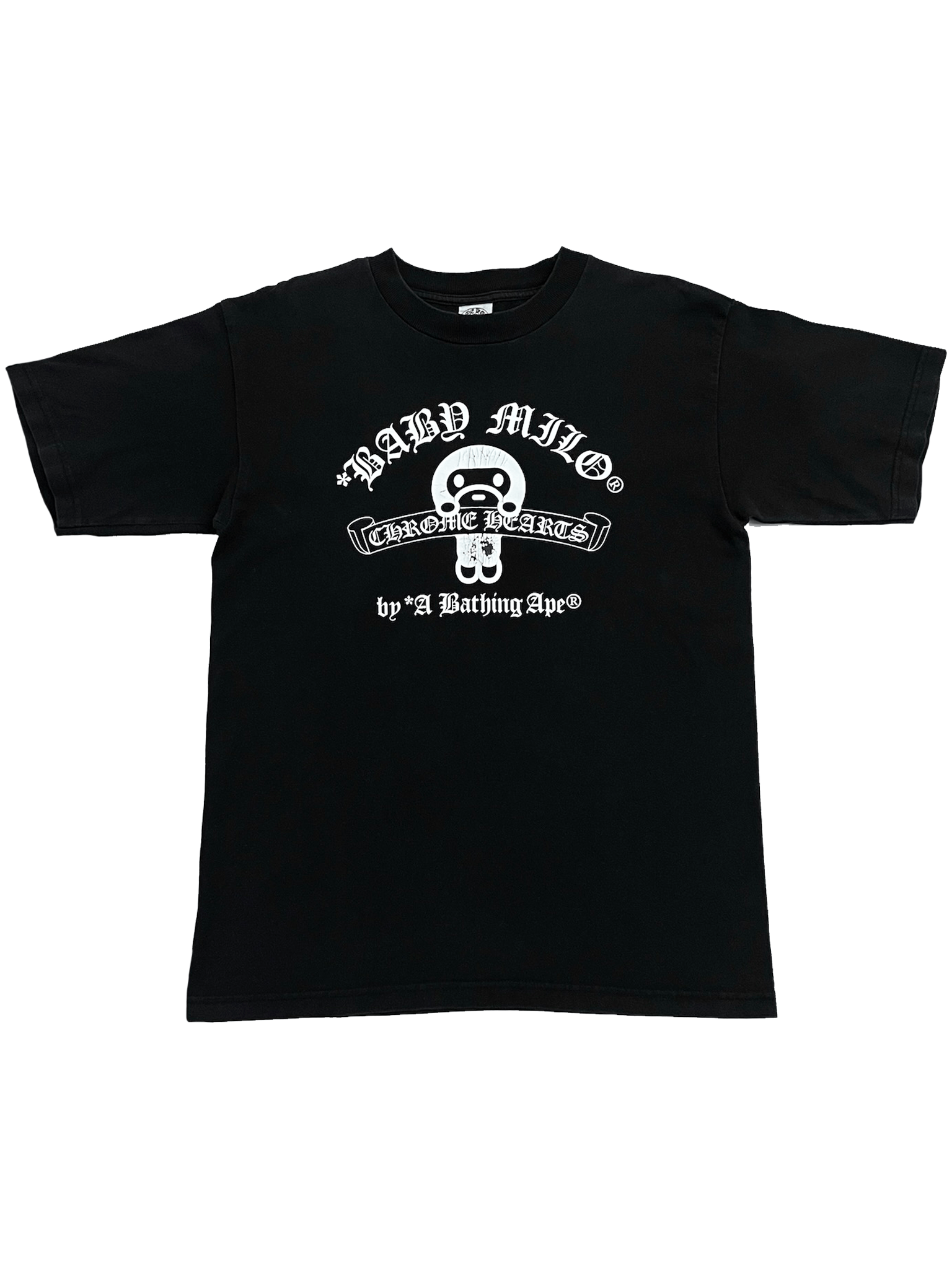 Bape Chrome Hearts X BAPE Baby Milo Banner Tee | Grailed