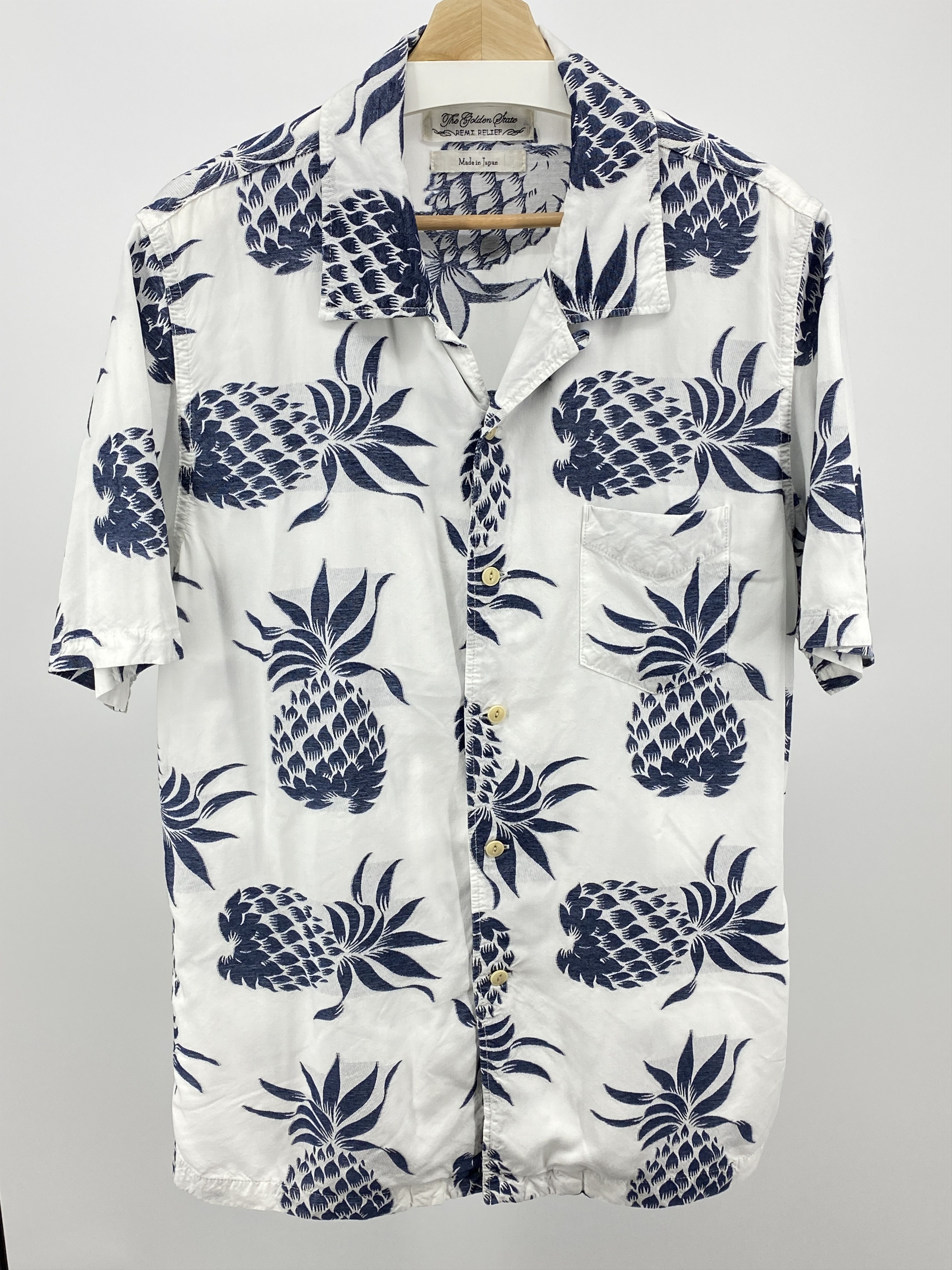 Remi Relief HAWAIIAN PINEAPPLE CAMP COLLAR SHIRT Size US L / EU 52-54 / 3 - 1 Thumbnail