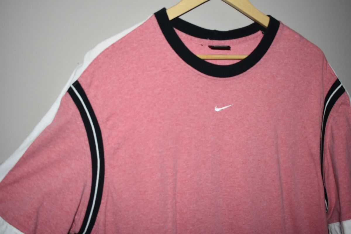 Nike Vintage pink nike shirt Size US XL / EU 56 / 4 - 3 Thumbnail