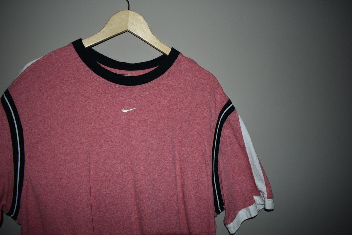 Nike Vintage pink nike shirt Size US XL / EU 56 / 4 - 4 Thumbnail