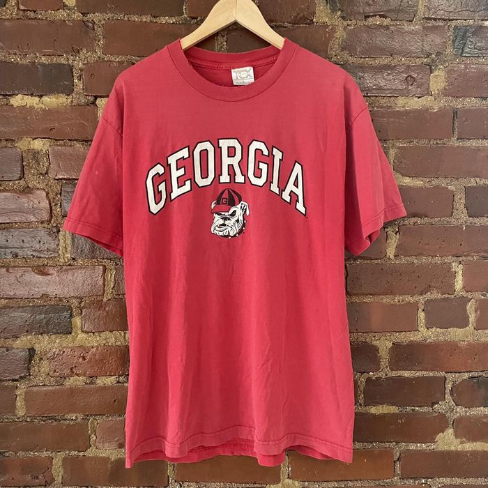 Red Georgia State Long Sleeve Tee - Classic Teaze Printed Shirt