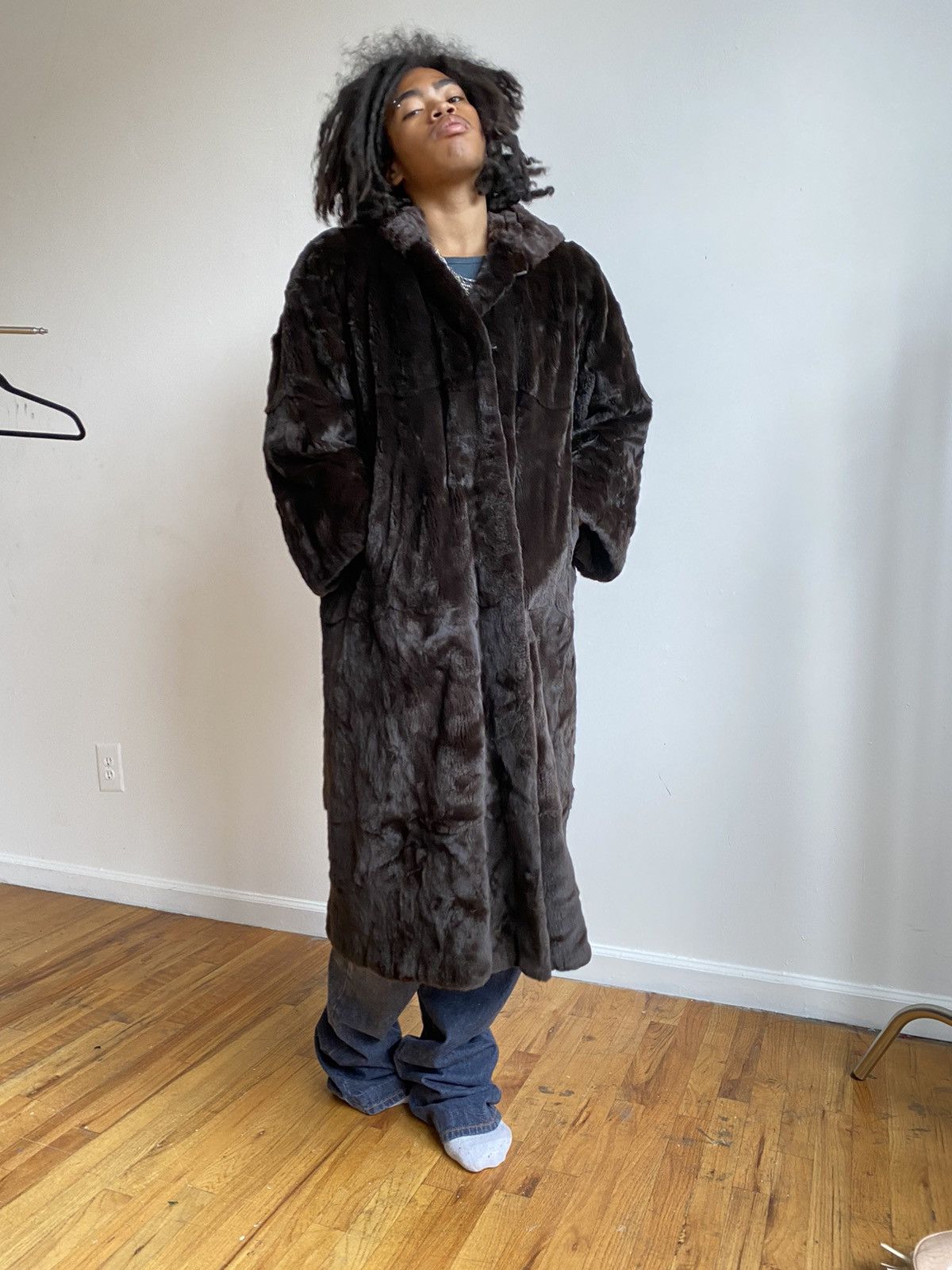 Vintage Sheared mink reversible fur coat Size US M / EU 48-50 / 2 - 3 Thumbnail