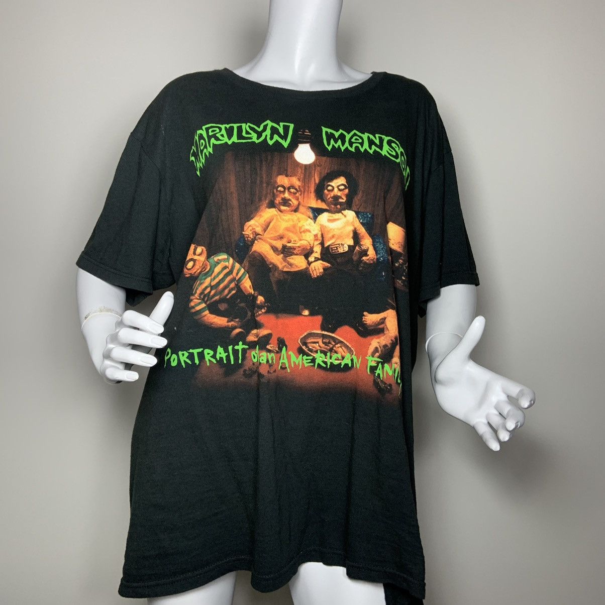 Vintage 90's Marilyn Manson Rock Is Dead Band Tee Shirt Rare