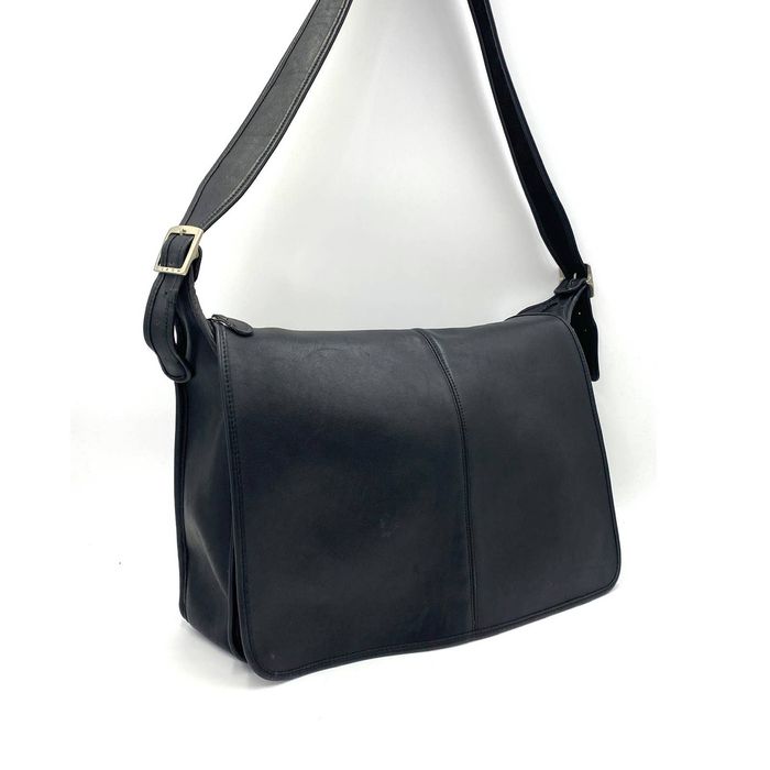 Vintage Coach Originals Flap Messenger Bag Laptop Briefcase 5206 Grailed