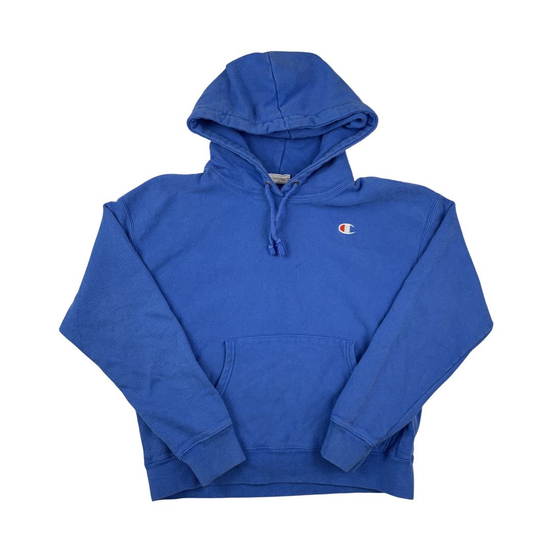 Vintage Y2K champion reverse weave blue hoodie | Grailed