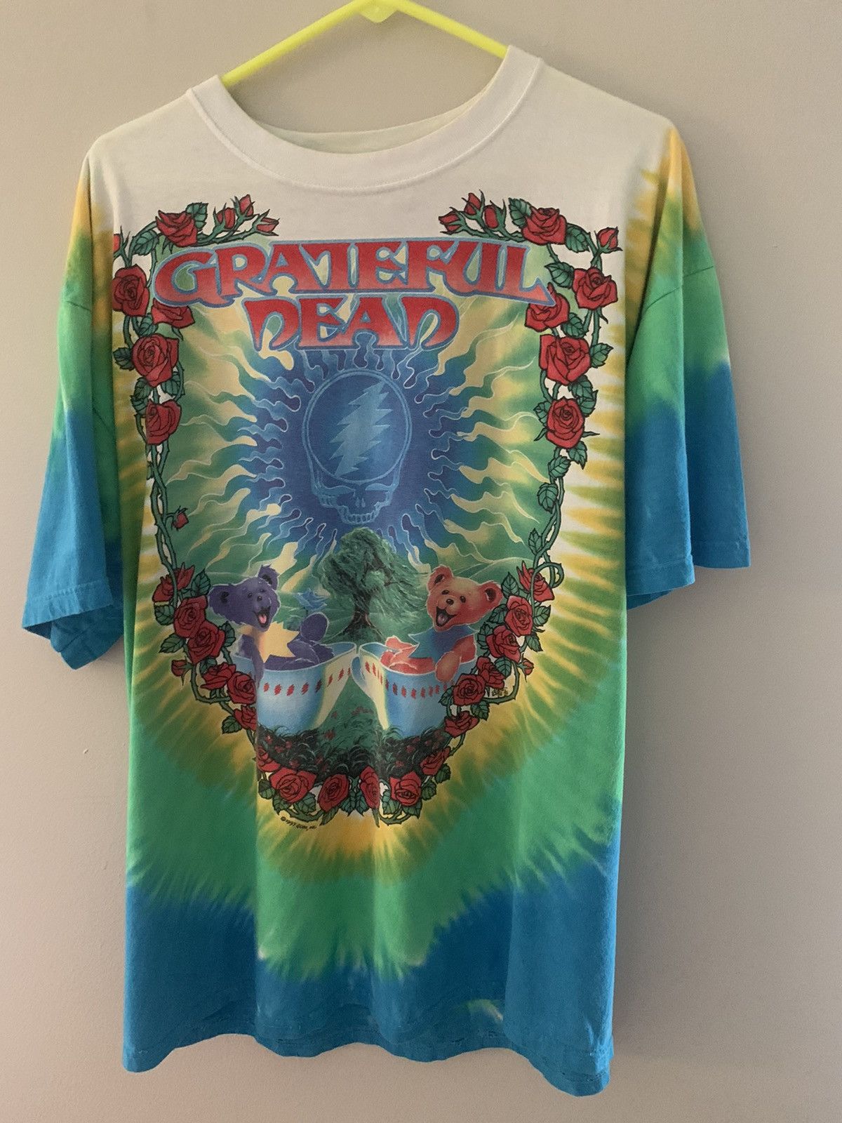 Vintage 1997 liquid blue Grateful Dead scarlet fire t shirt | Grailed