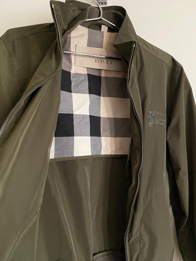 Burberry Burberry brit olive nylon bomber jacket Size US S / EU 44-46 / 1 - 8 Thumbnail