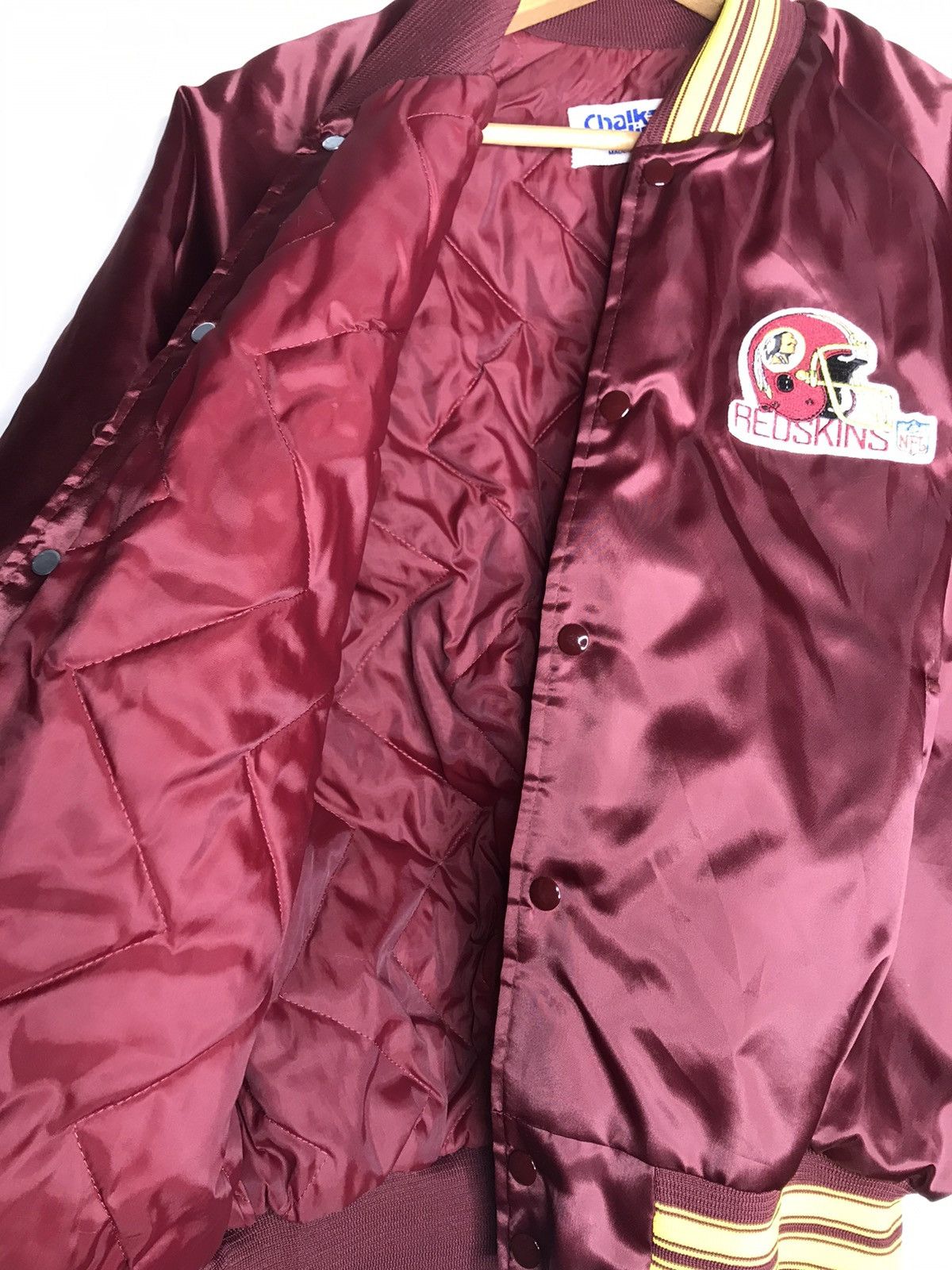 Chalk Line Vintage 90s Chalk Line Washington Redskins Bomber Jacket Size US L / EU 52-54 / 3 - 5 Thumbnail