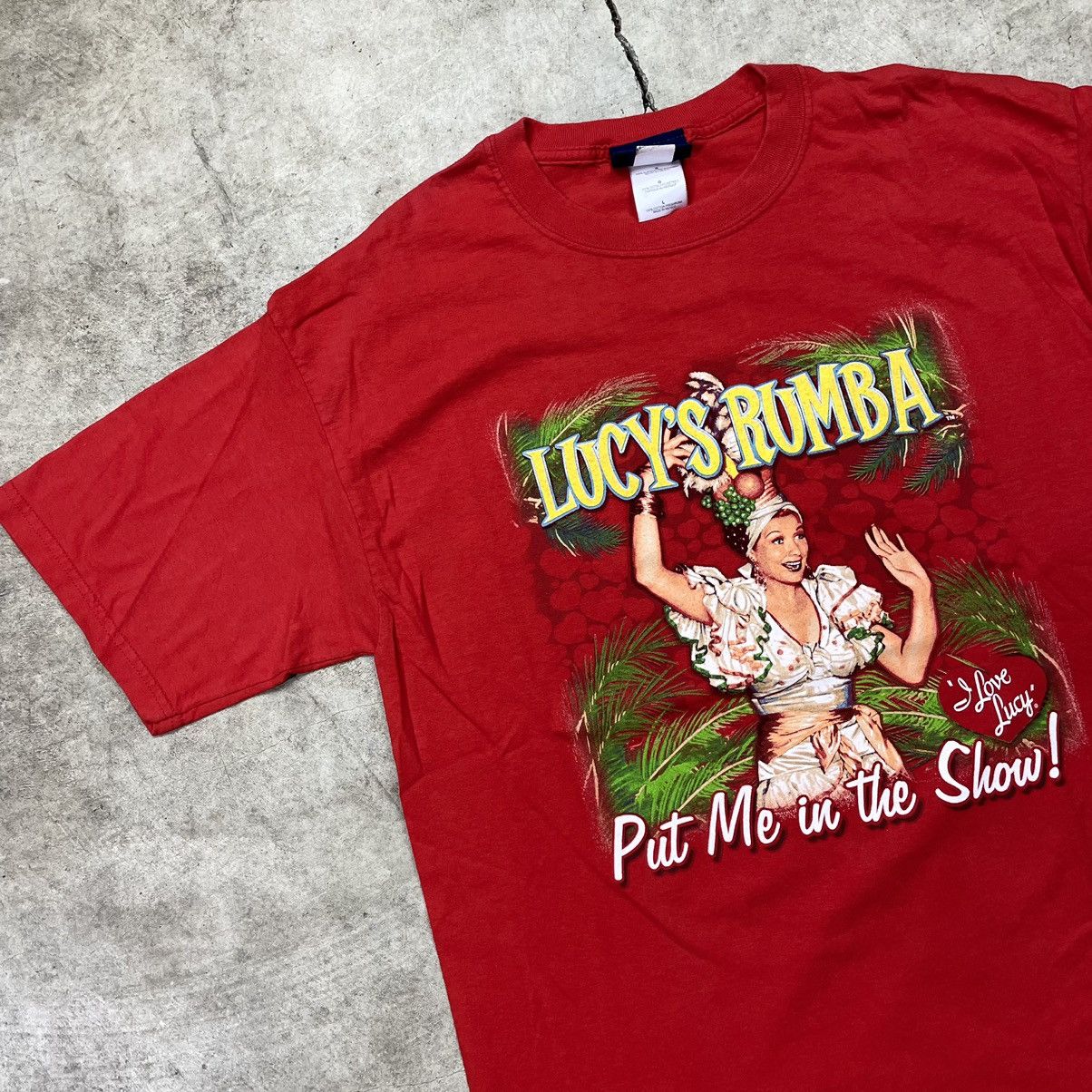 Band Tees × Vintage Vintage ‘05 I Love Lucy Rumba T-shirt Size Large Size US L / EU 52-54 / 3 - 2 Thumbnail