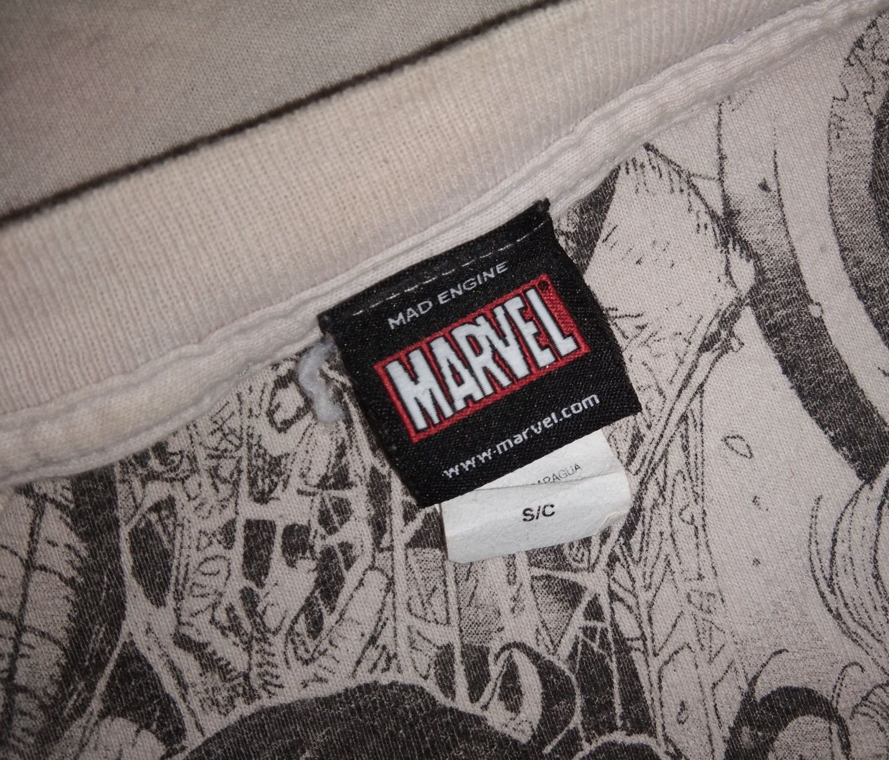 Mad Engine × Marvel Comics × Vintage Vtg Y2K Marvel 2006 Marvel Civil War Leinil Francis Yu Size US S / EU 44-46 / 1 - 3 Thumbnail
