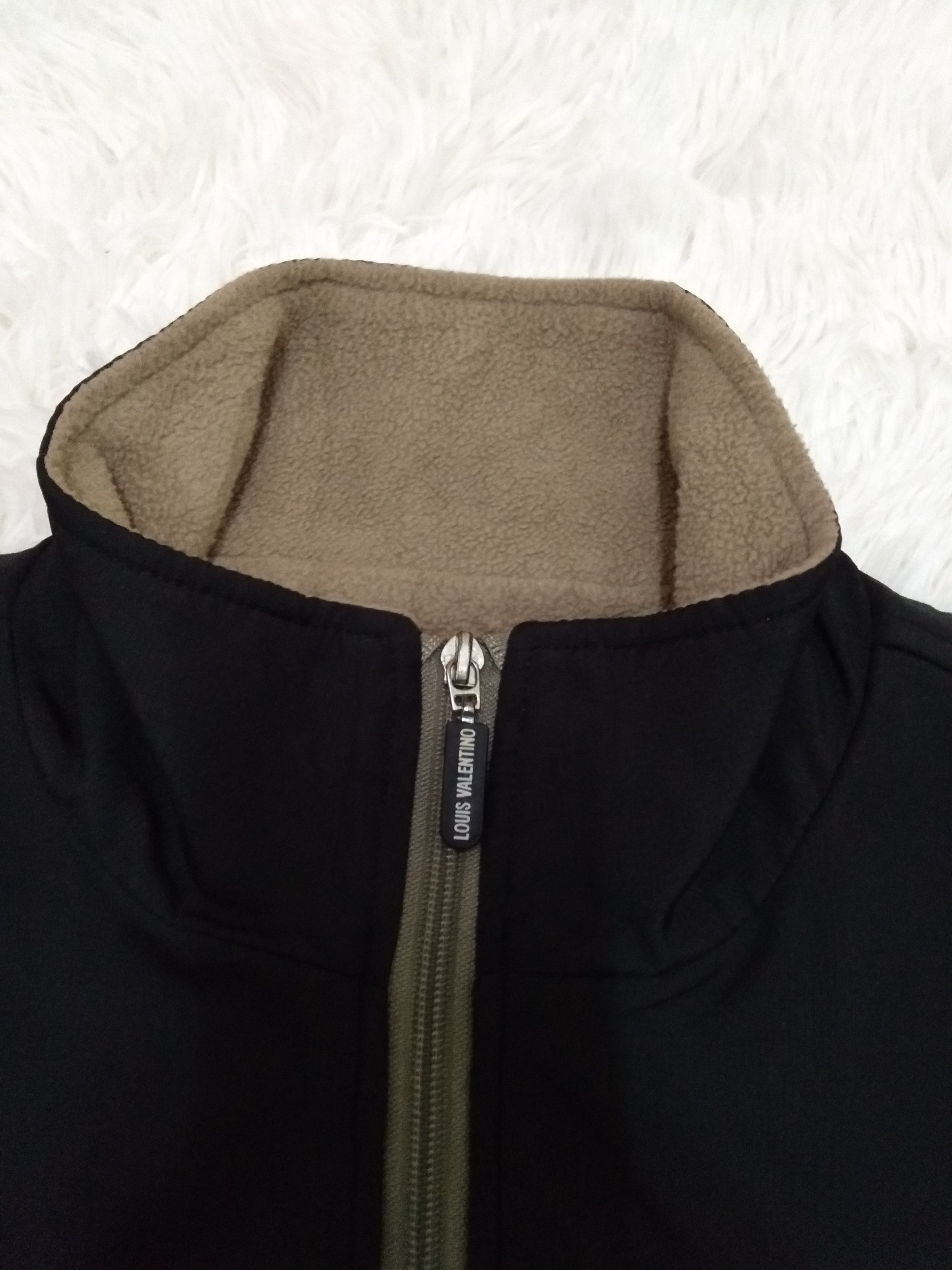 Vintage Louis Valentino Fleece Zipper Vest Golf