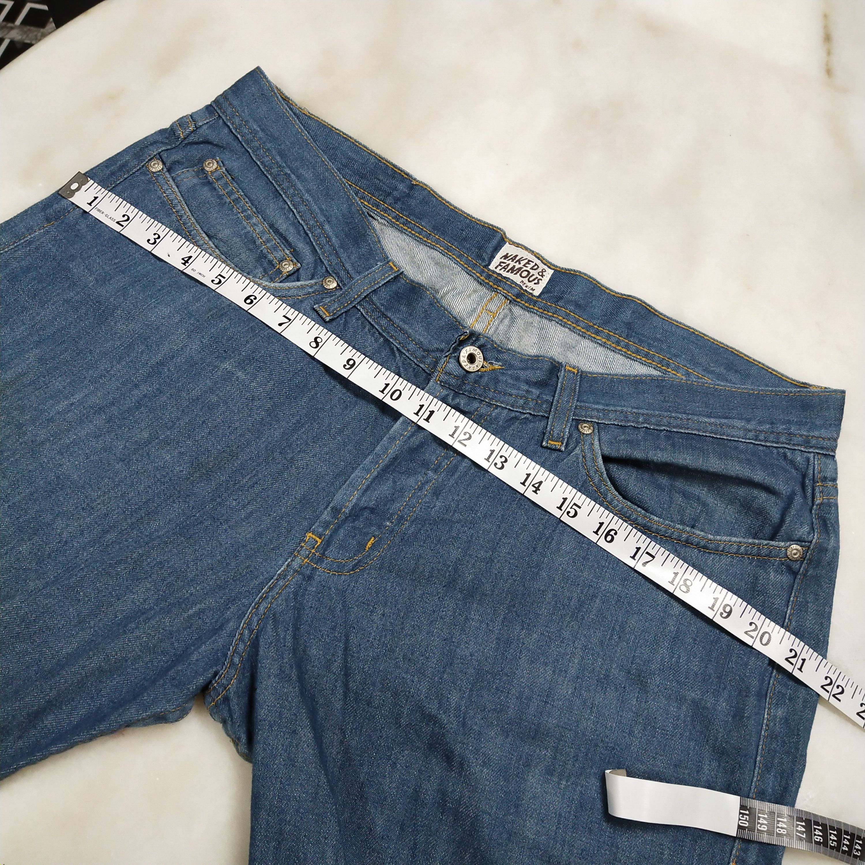 Japanese Brand × Naked & Famous Naked & Famous Jeans loose Fit Size US 38 / EU 54 - 13 Thumbnail