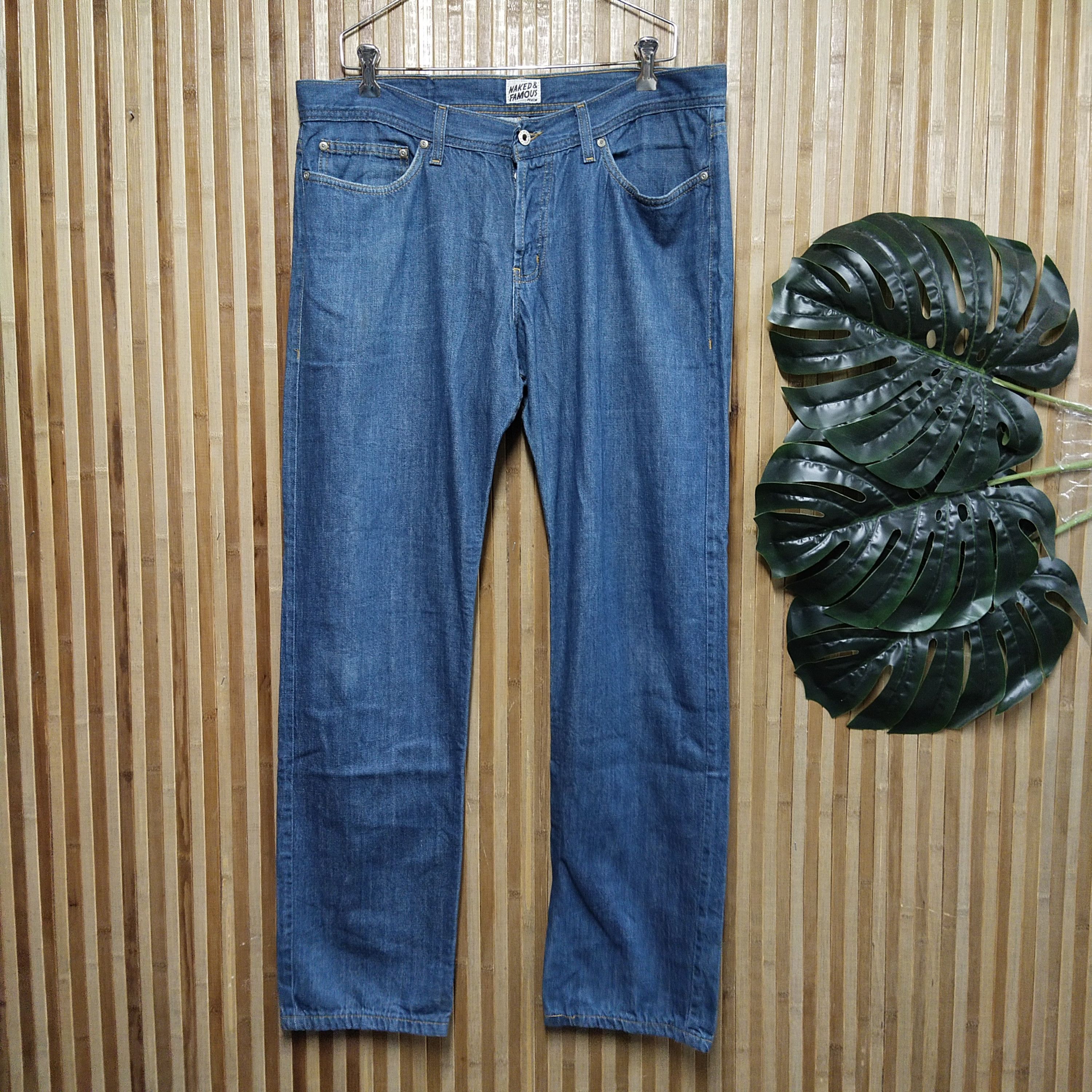 Japanese Brand × Naked & Famous Naked & Famous Jeans loose Fit Size US 38 / EU 54 - 1 Thumbnail