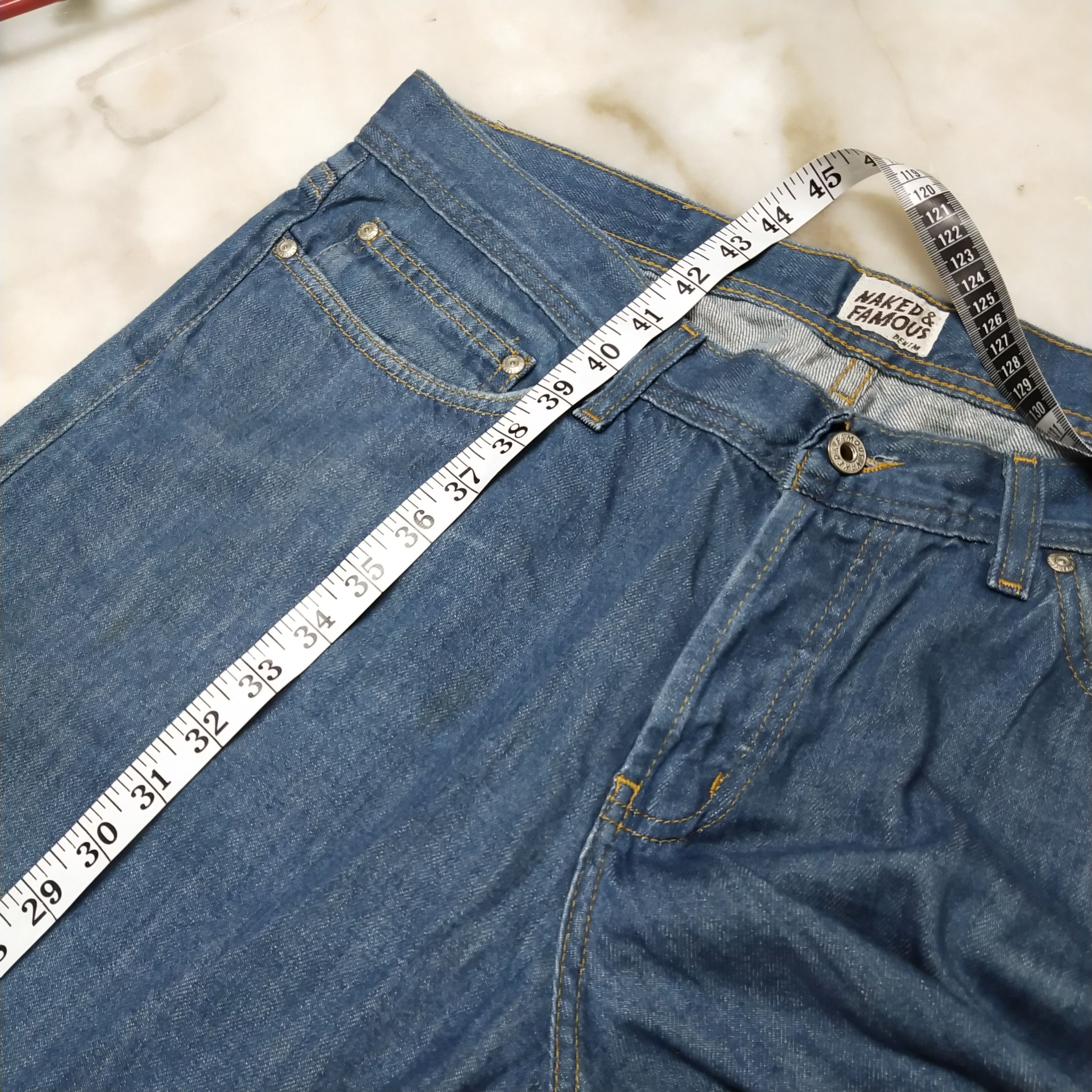 Japanese Brand × Naked & Famous Naked & Famous Jeans loose Fit Size US 38 / EU 54 - 19 Thumbnail