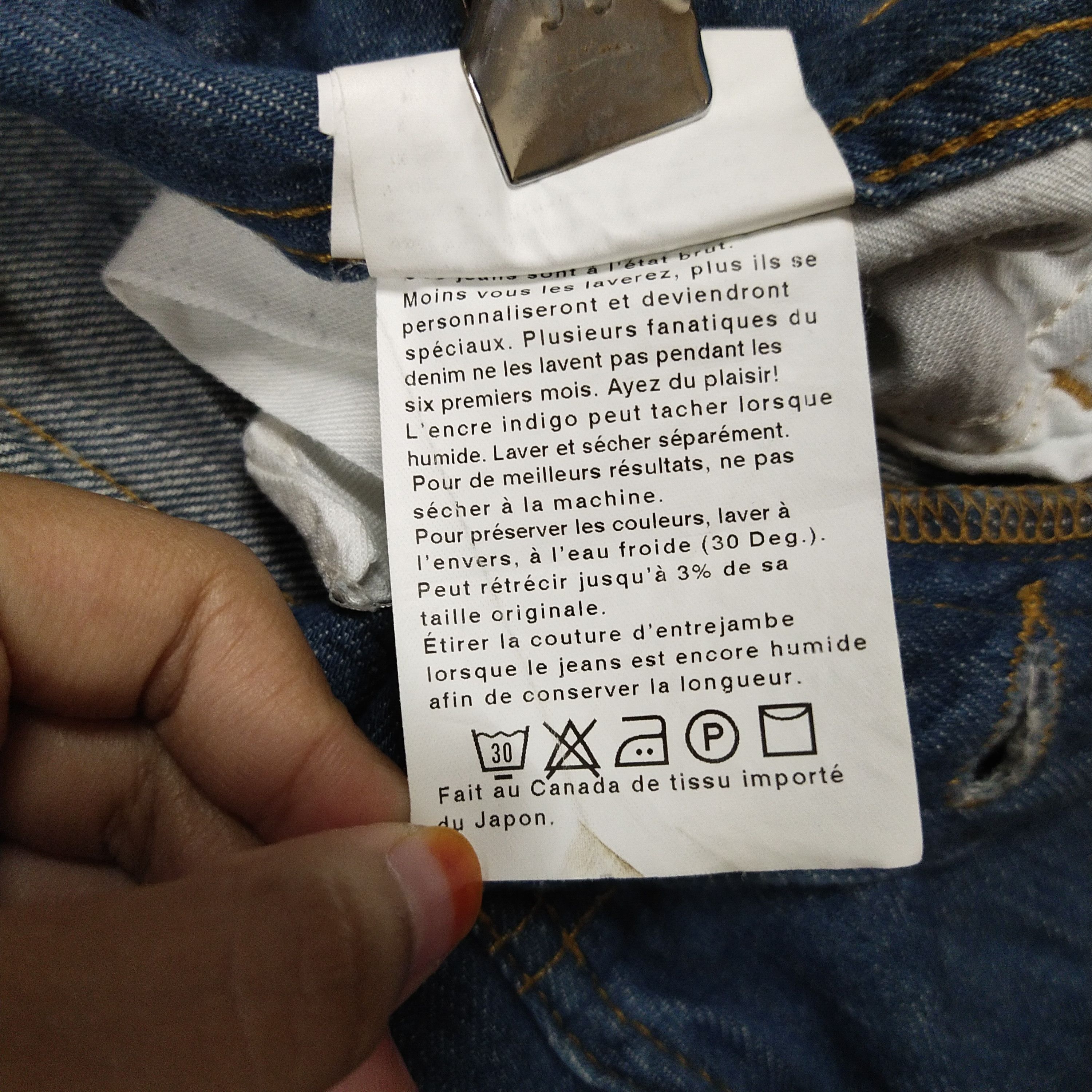 Japanese Brand × Naked & Famous Naked & Famous Jeans loose Fit Size US 38 / EU 54 - 10 Thumbnail