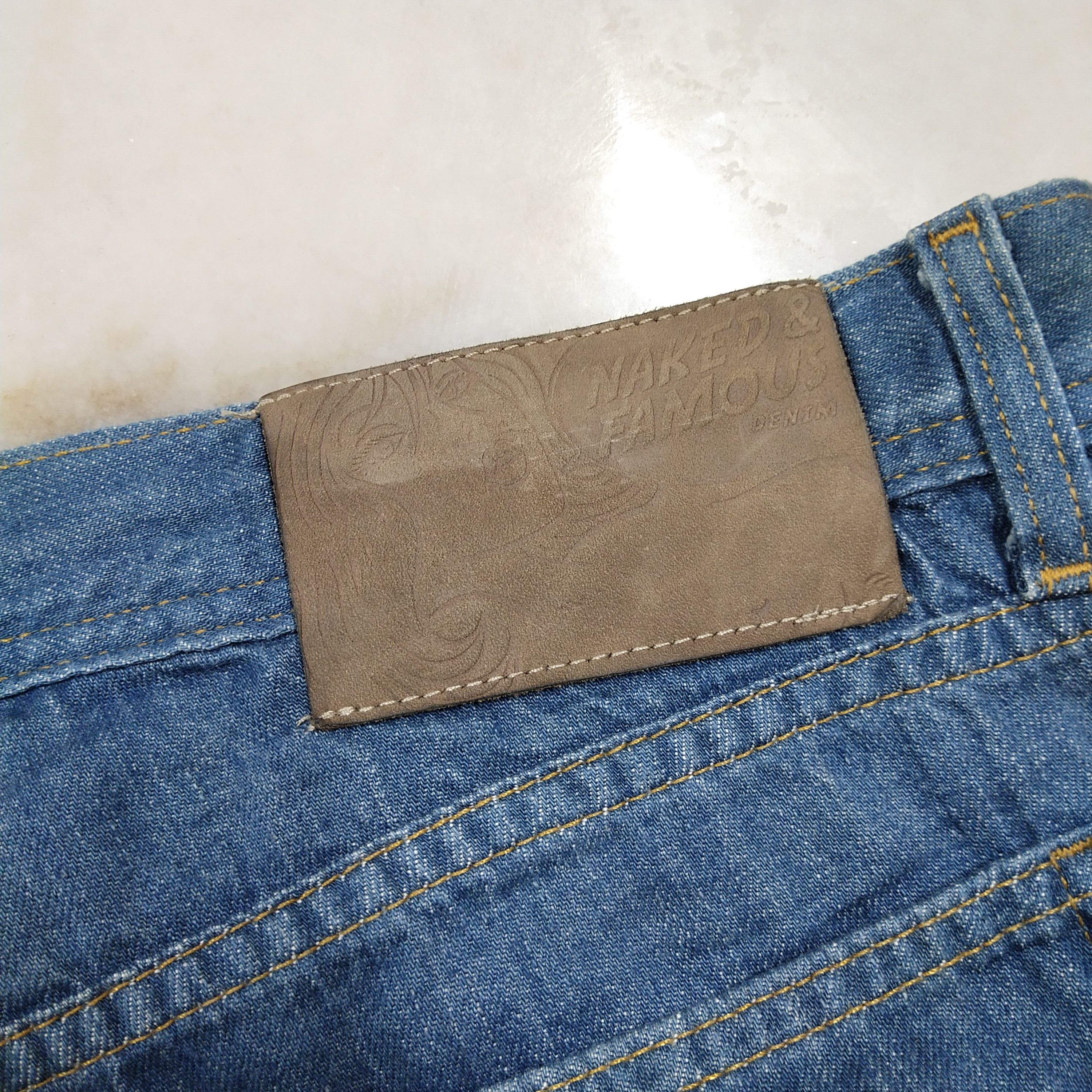 Japanese Brand × Naked & Famous Naked & Famous Jeans loose Fit Size US 38 / EU 54 - 11 Thumbnail
