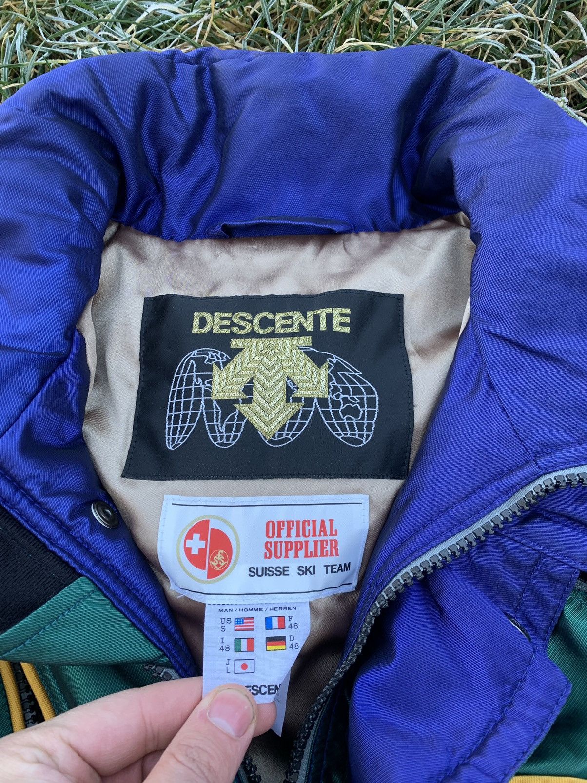 Descente × Vintage Descente suisse ski team vintage suit sdx Switzerland team Size US S / EU 44-46 / 1 - 7 Thumbnail