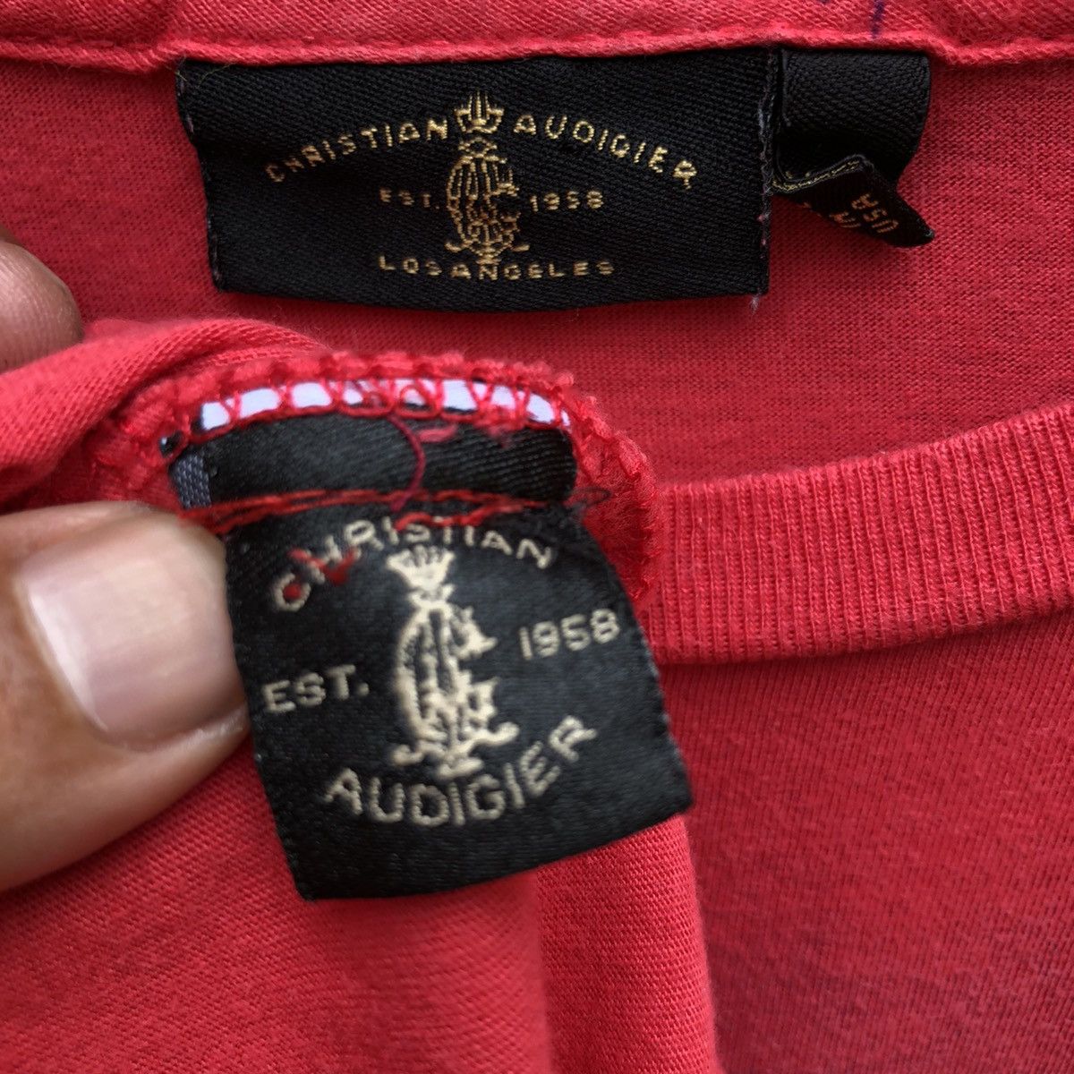 Christian Audigier × Ed Hardy Made in USA Christian Audigier Skull n Roses Tee Size US XL / EU 56 / 4 - 3 Thumbnail