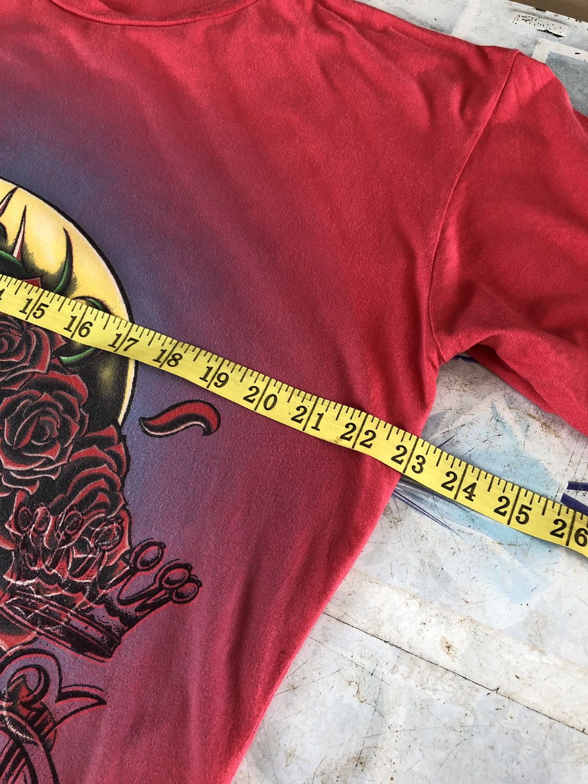 Christian Audigier × Ed Hardy Made in USA Christian Audigier Skull n Roses Tee Size US XL / EU 56 / 4 - 5 Thumbnail