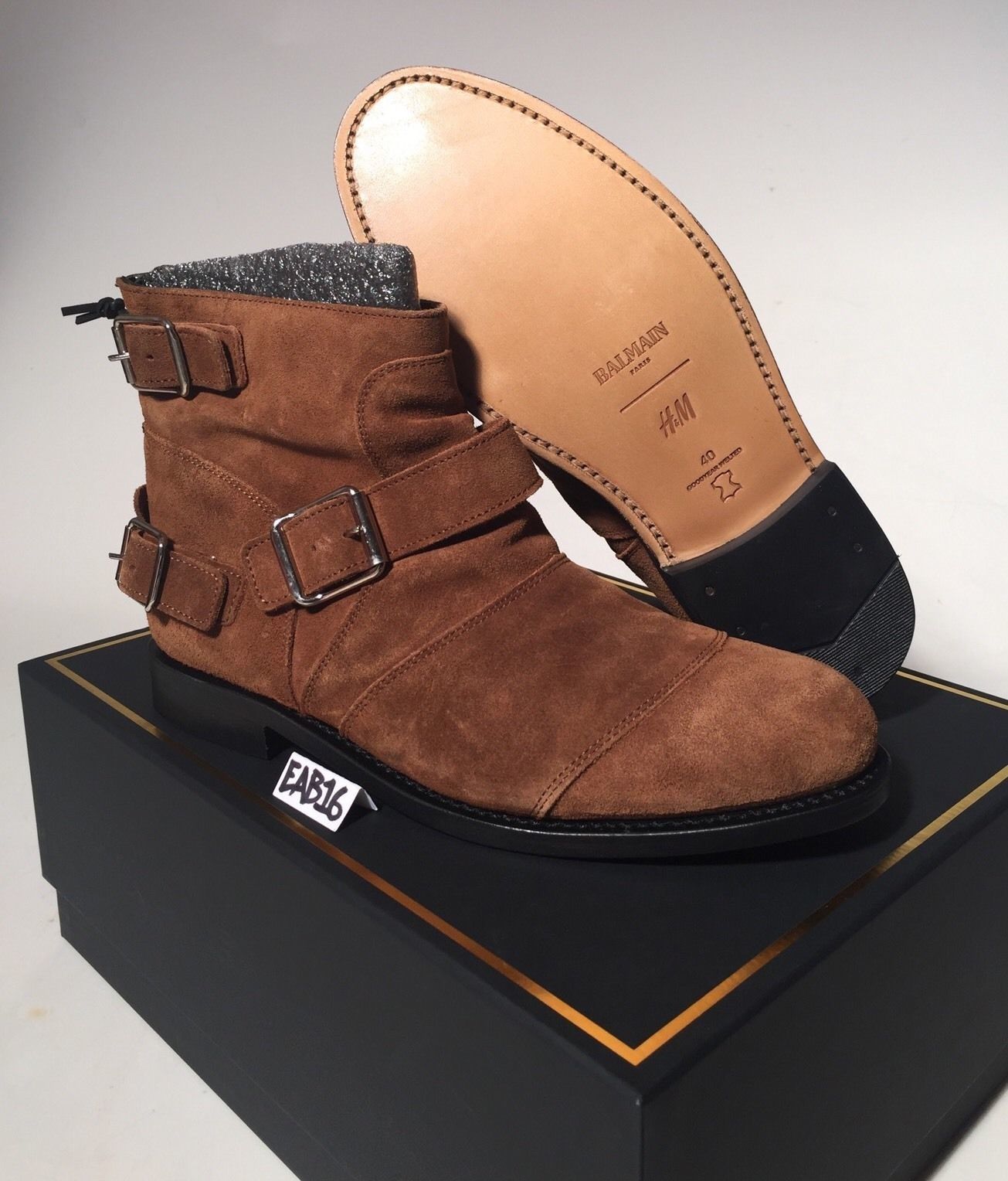 H&M Brown Suede Ankle Boots | Grailed