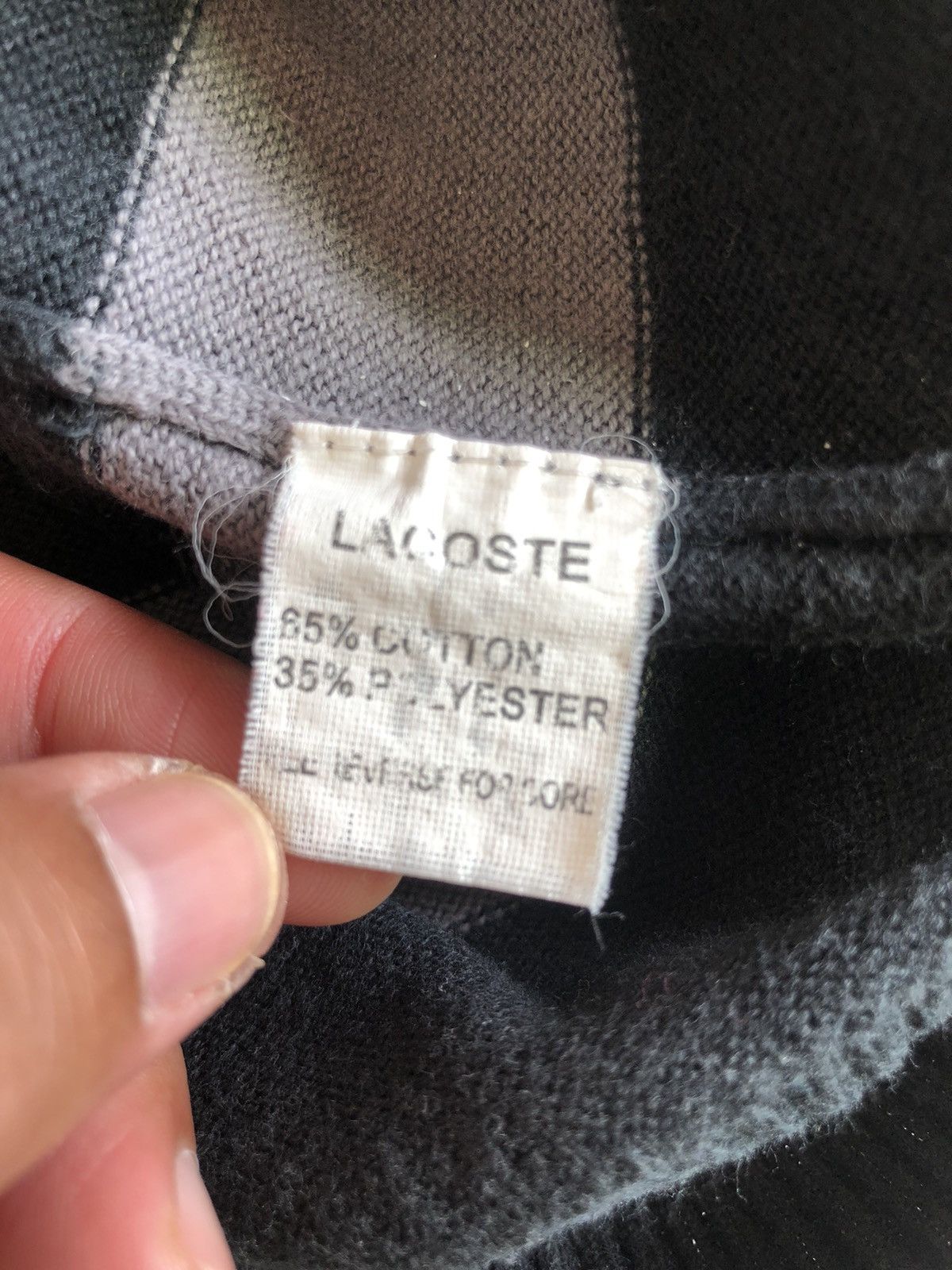 Homespun Knitwear 🔥 Lacoste v-neck Knitwear, Made in France Size US M / EU 48-50 / 2 - 7 Thumbnail