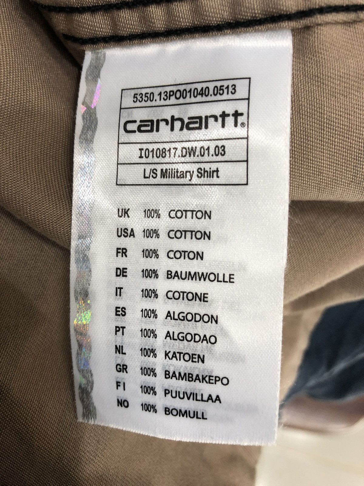 Carhartt Carhartt Camo Military Shirts Double Pocket Design Size US S / EU 44-46 / 1 - 8 Thumbnail