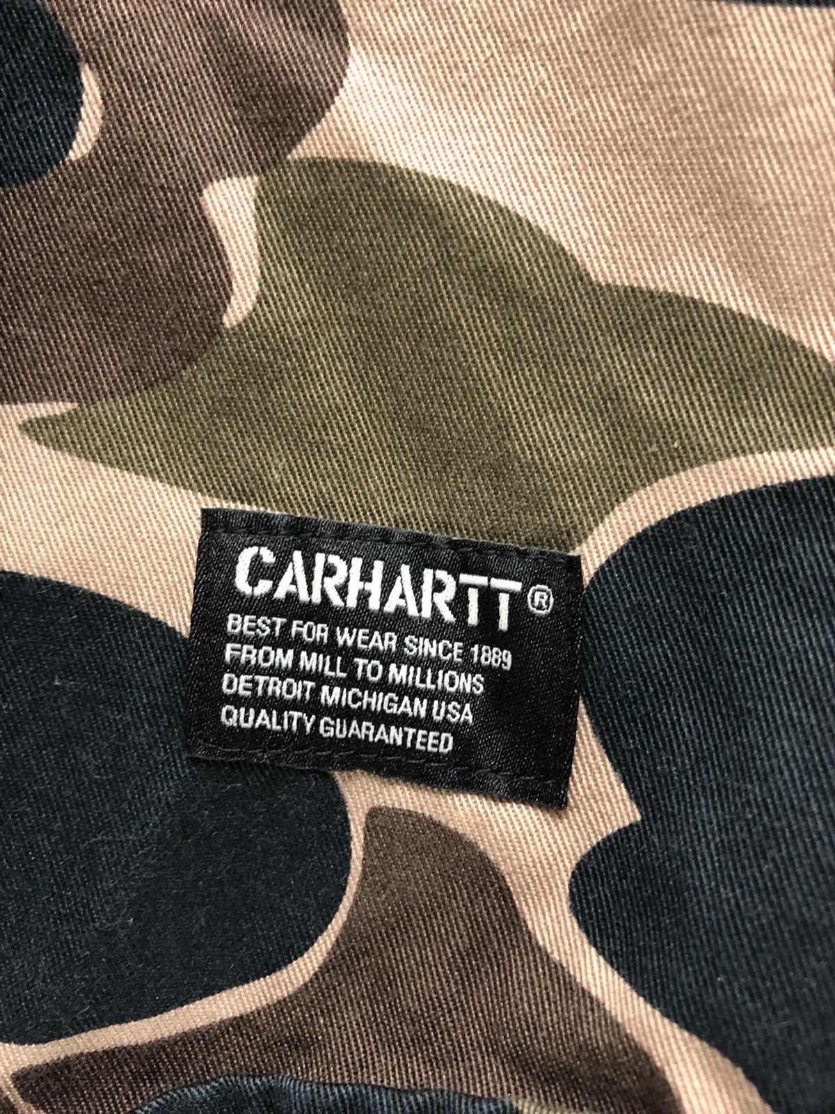Carhartt Carhartt Camo Military Shirts Double Pocket Design Size US S / EU 44-46 / 1 - 4 Thumbnail