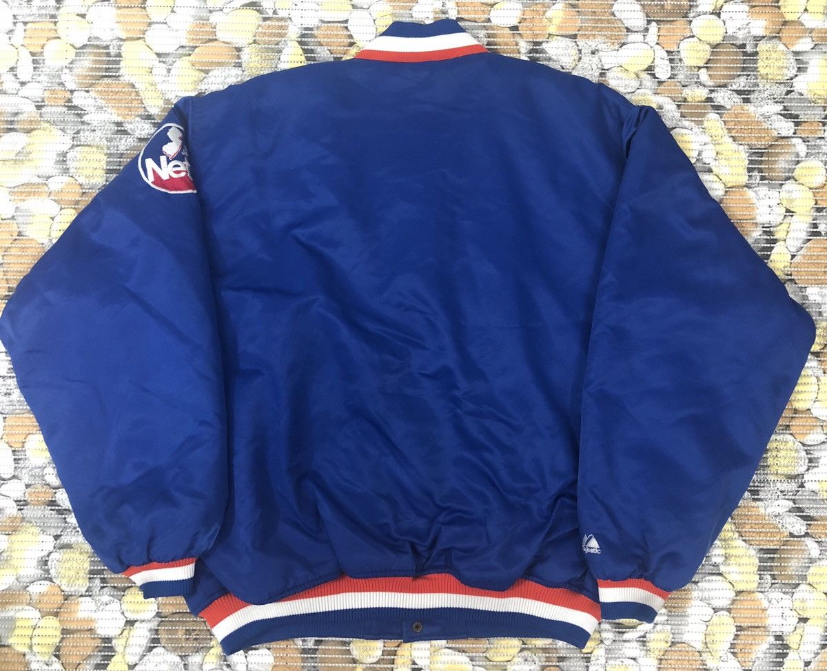 Majestic Vintage NETS Majestic NBA Varsity Jacket Size US XL / EU 56 / 4 - 5 Thumbnail