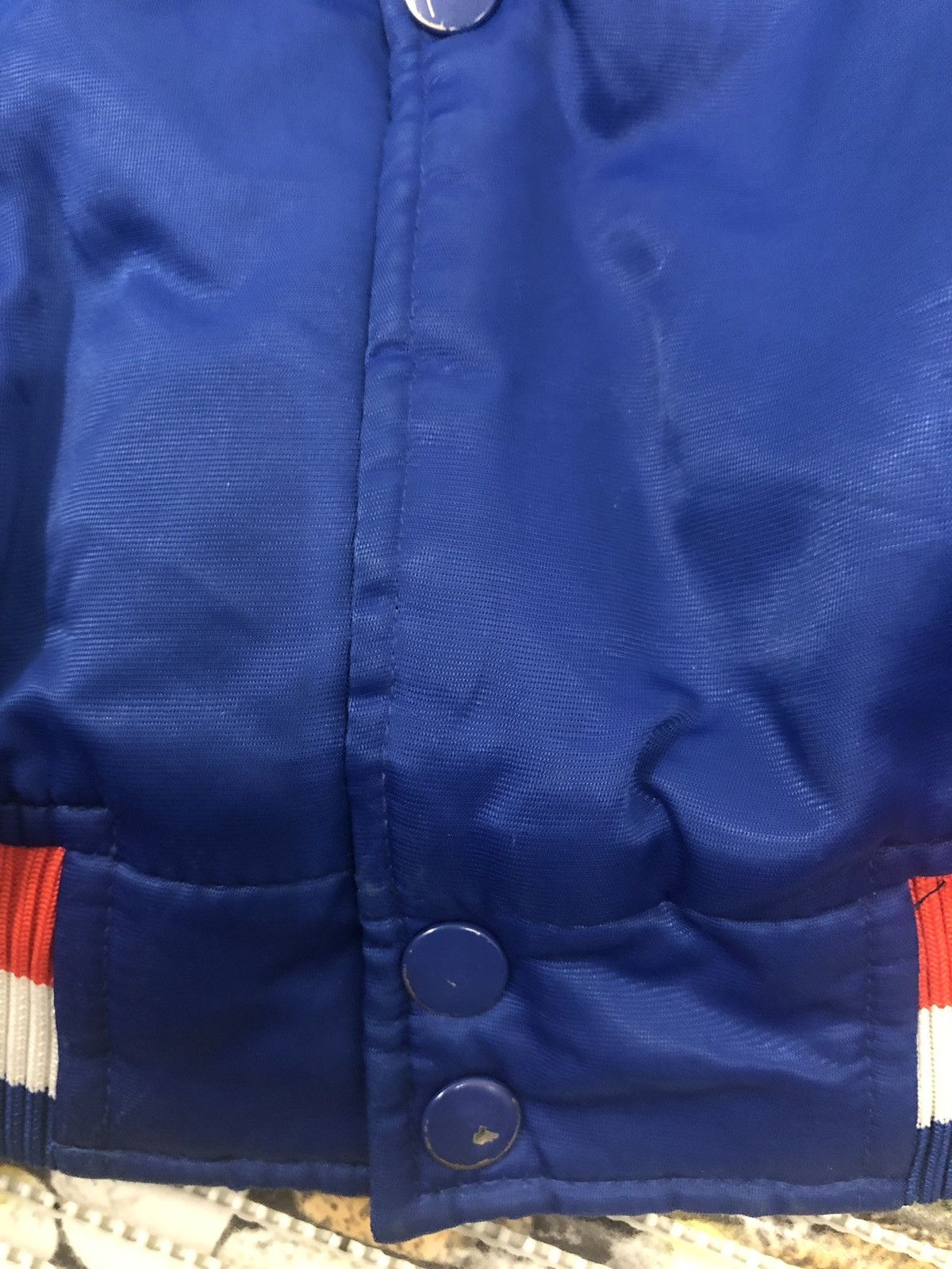 Majestic Vintage NETS Majestic NBA Varsity Jacket Size US XL / EU 56 / 4 - 8 Thumbnail