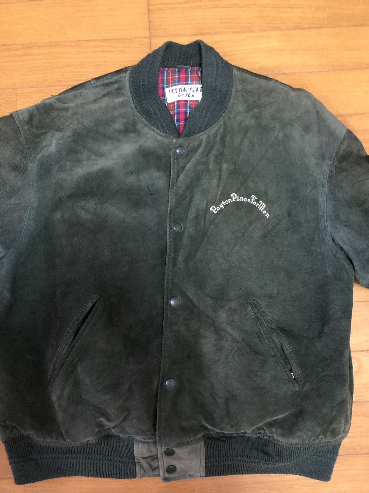 Japanese Brand Japanese Brand Vintage Like a Suede Leather Varsity Jacket Size US M / EU 48-50 / 2 - 4 Thumbnail