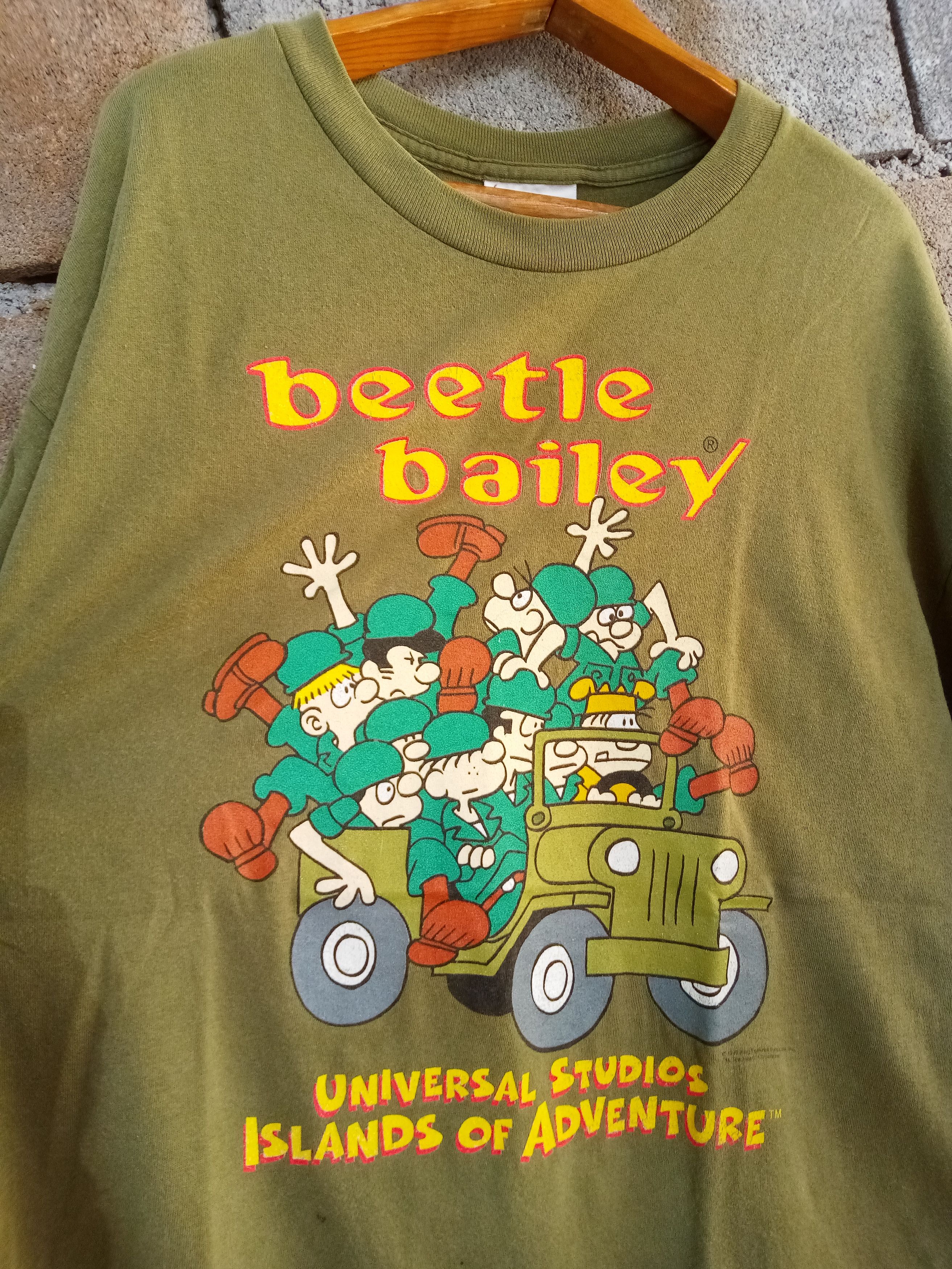 Other Vintage 90s Beetle Bailey Movie Comic tees USMC Cartoon 1999 Size US XL / EU 56 / 4 - 1 Thumbnail