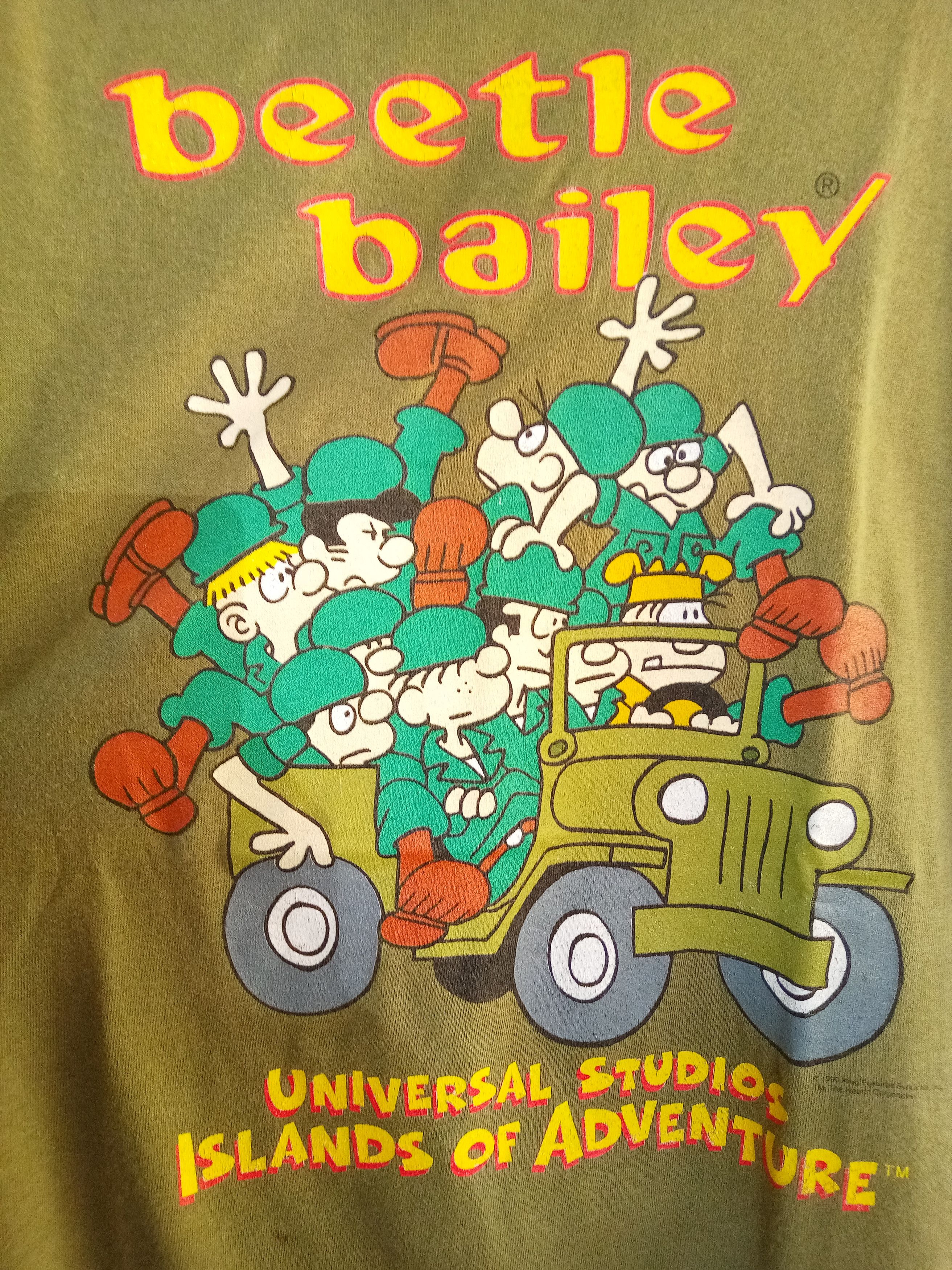 Other Vintage 90s Beetle Bailey Movie Comic tees USMC Cartoon 1999 Size US XL / EU 56 / 4 - 3 Thumbnail