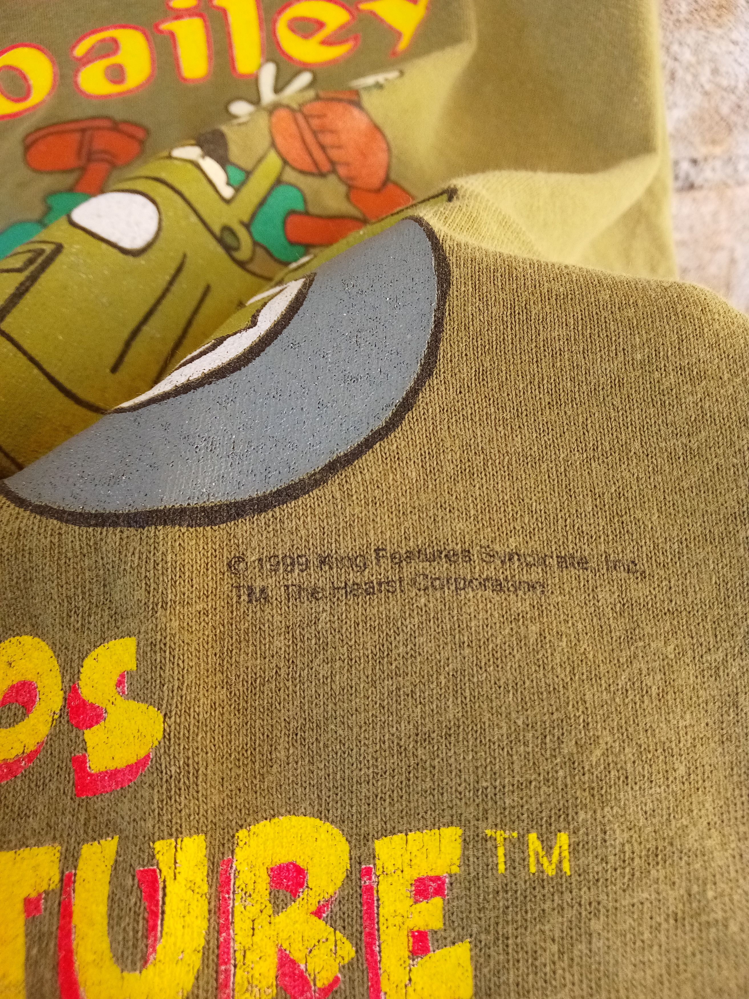 Other Vintage 90s Beetle Bailey Movie Comic tees USMC Cartoon 1999 Size US XL / EU 56 / 4 - 6 Thumbnail