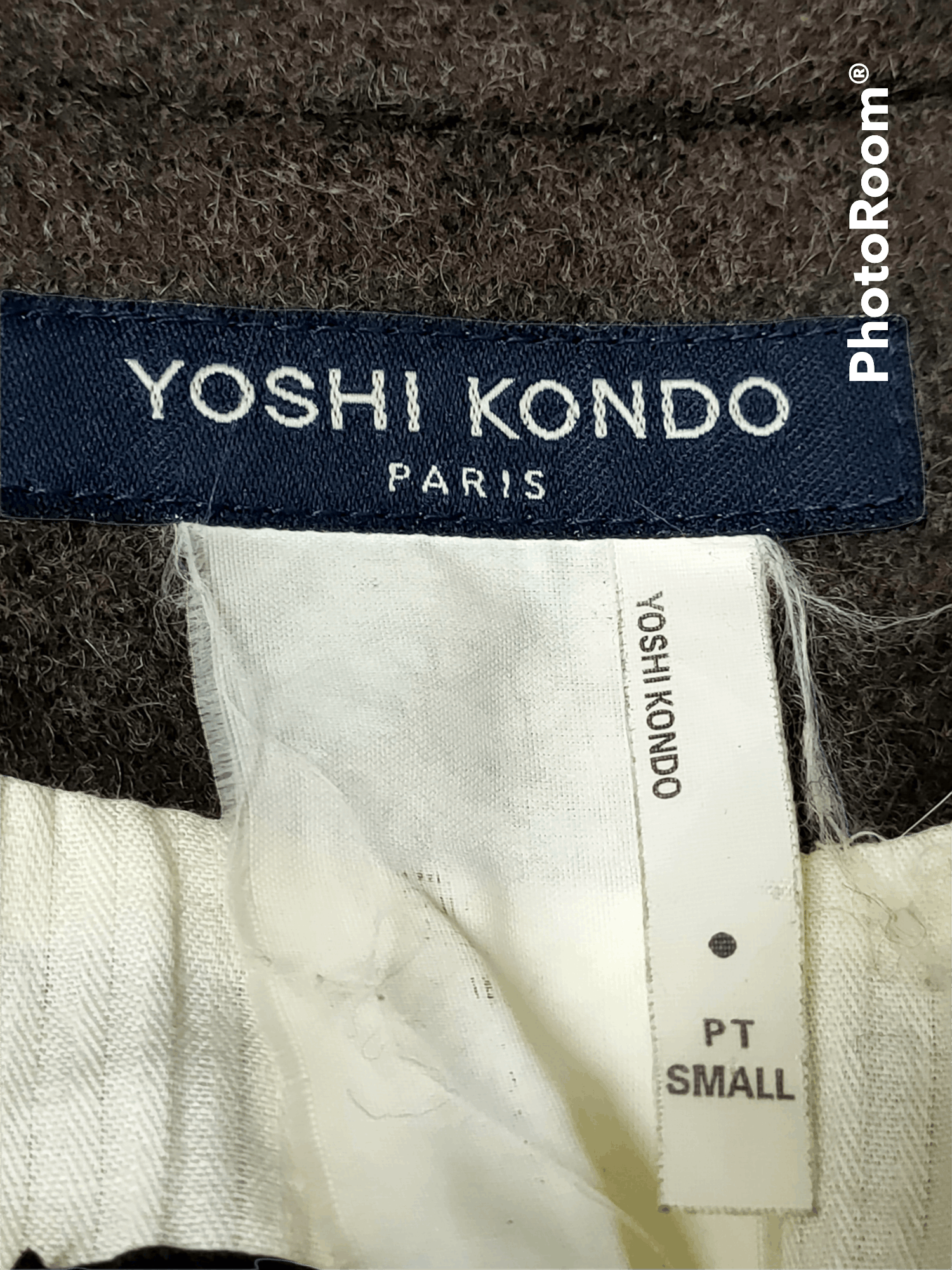 Yoshi kondo bell wool blend coat brown garmentory