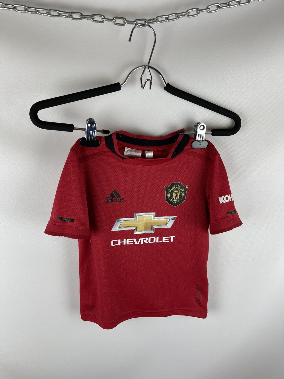 Adidas Adidas Manchester United 2019 2020 home soccer jersey 5-6Y Size US XXS / EU 40 - 1 Thumbnail