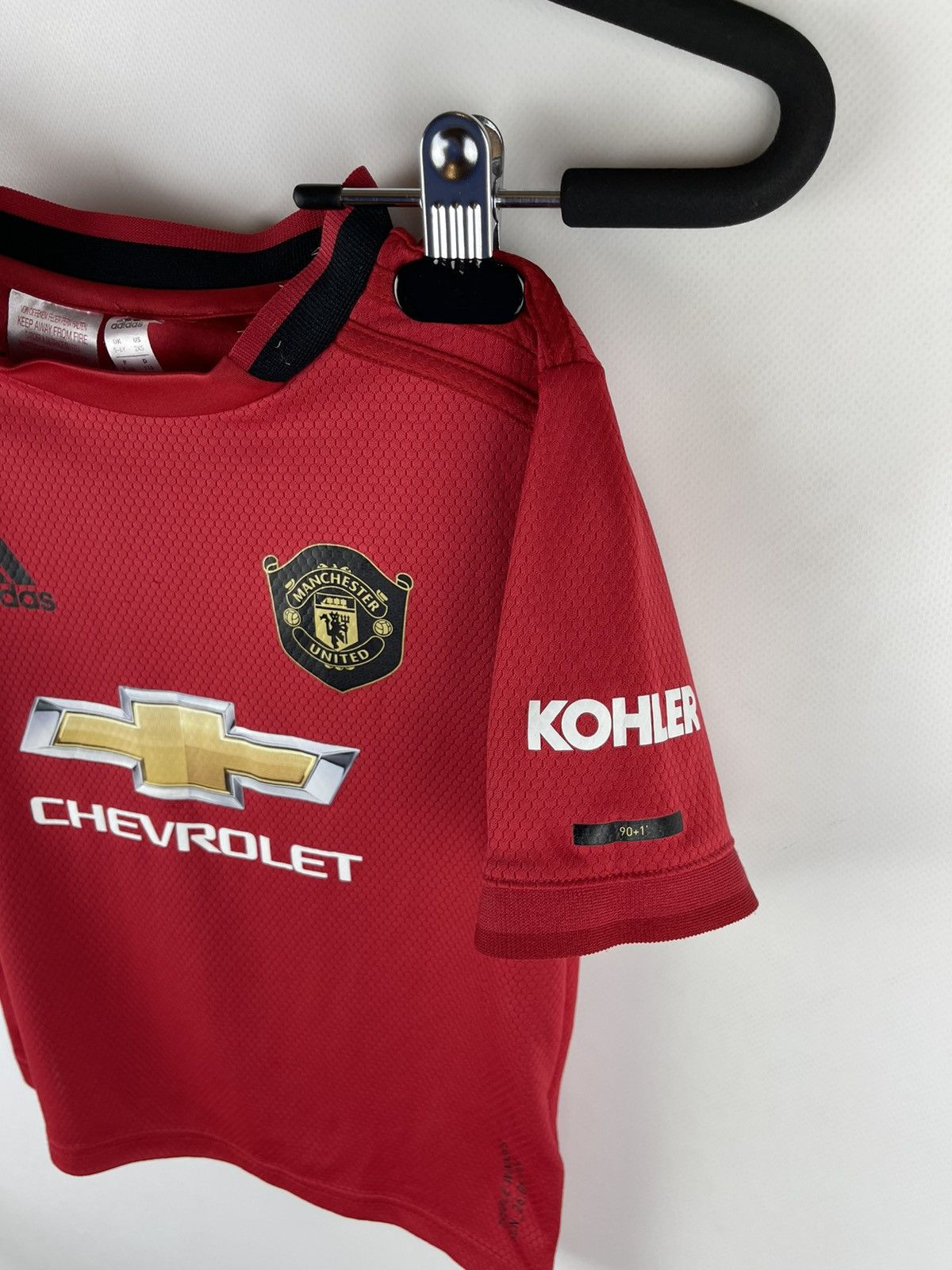 Adidas Adidas Manchester United 2019 2020 home soccer jersey 5-6Y Size US XXS / EU 40 - 5 Thumbnail