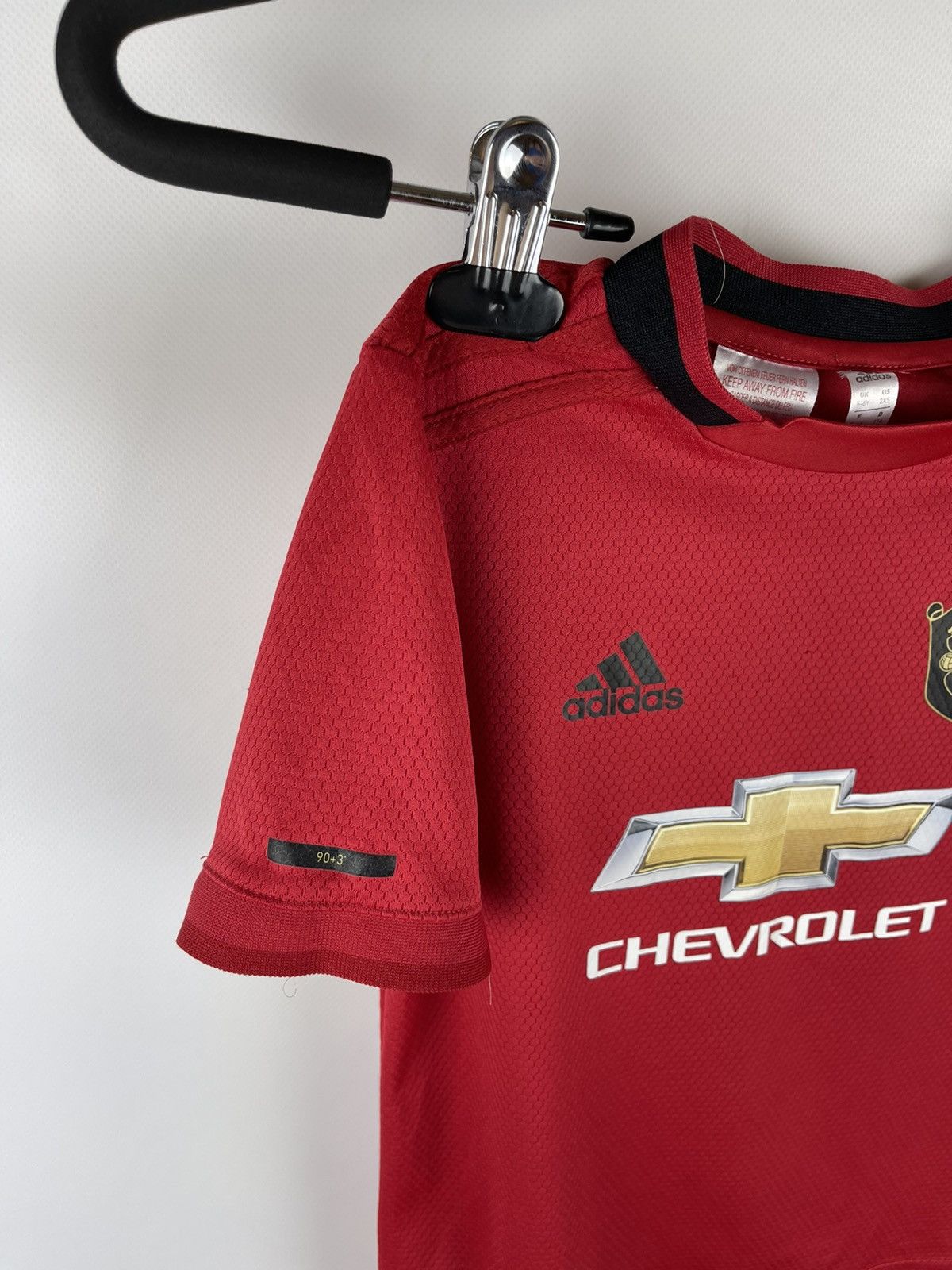 Adidas Adidas Manchester United 2019 2020 home soccer jersey 5-6Y Size US XXS / EU 40 - 2 Thumbnail