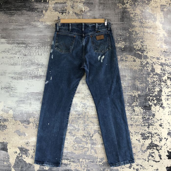 00'S Wrangler Denim Painter Pants Men's W32 equivalent cotton blue type Vintage Second Hand