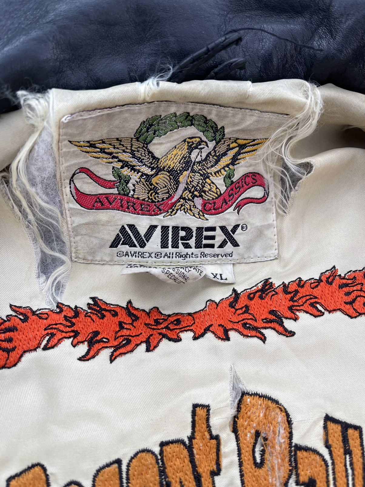 Avirex × Leather Jacket × Vintage Avirex Leather Jacket
