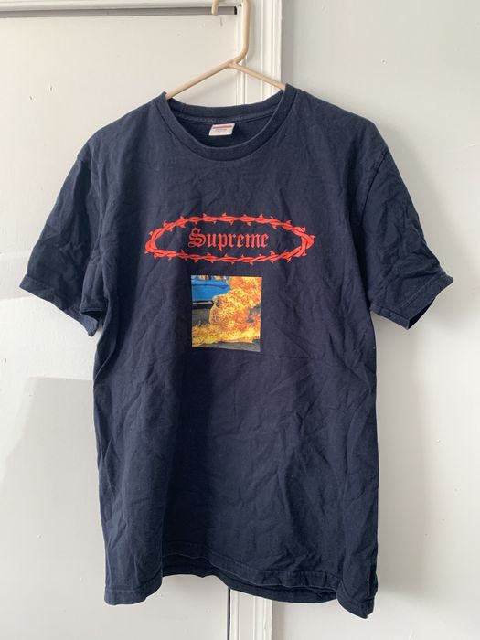 Supreme Supreme Eternal Tee (Burning Monk Tee) | Grailed