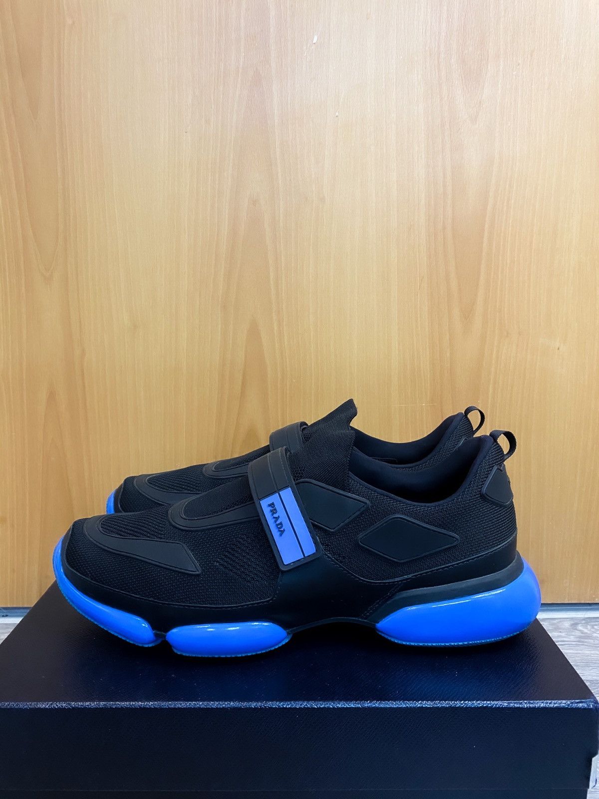 Prada Prada Cloudbust Sneakers Black / Blue Size US 10 / EU 43 - 2 Thumbnail