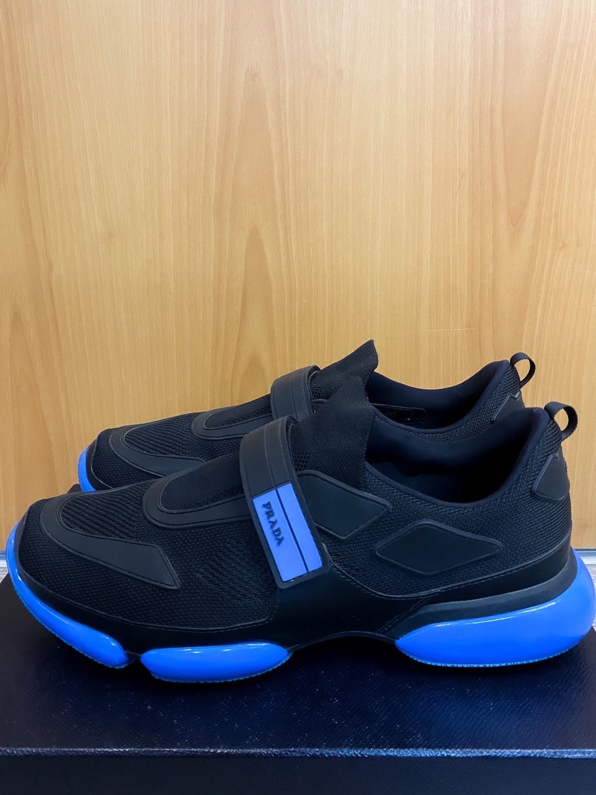 Prada Prada Cloudbust Sneakers Black / Blue Size US 10 / EU 43 - 1 Thumbnail