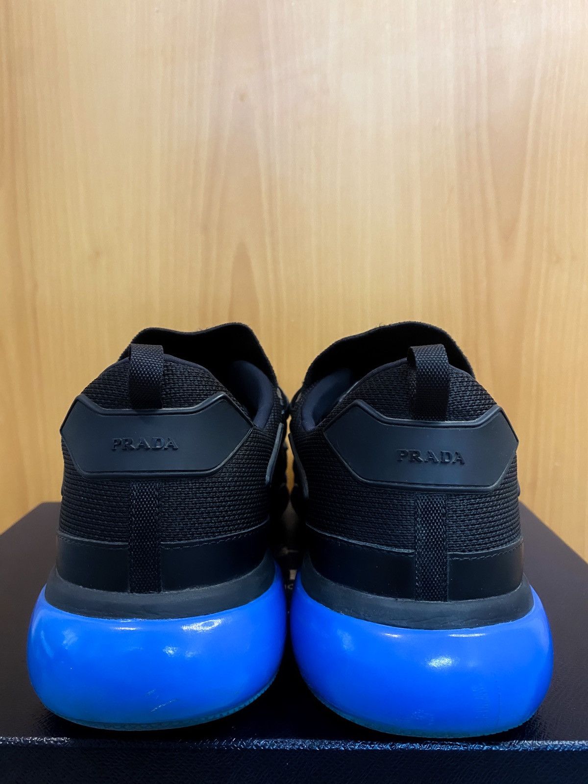 Prada Prada Cloudbust Sneakers Black / Blue Size US 10 / EU 43 - 3 Thumbnail