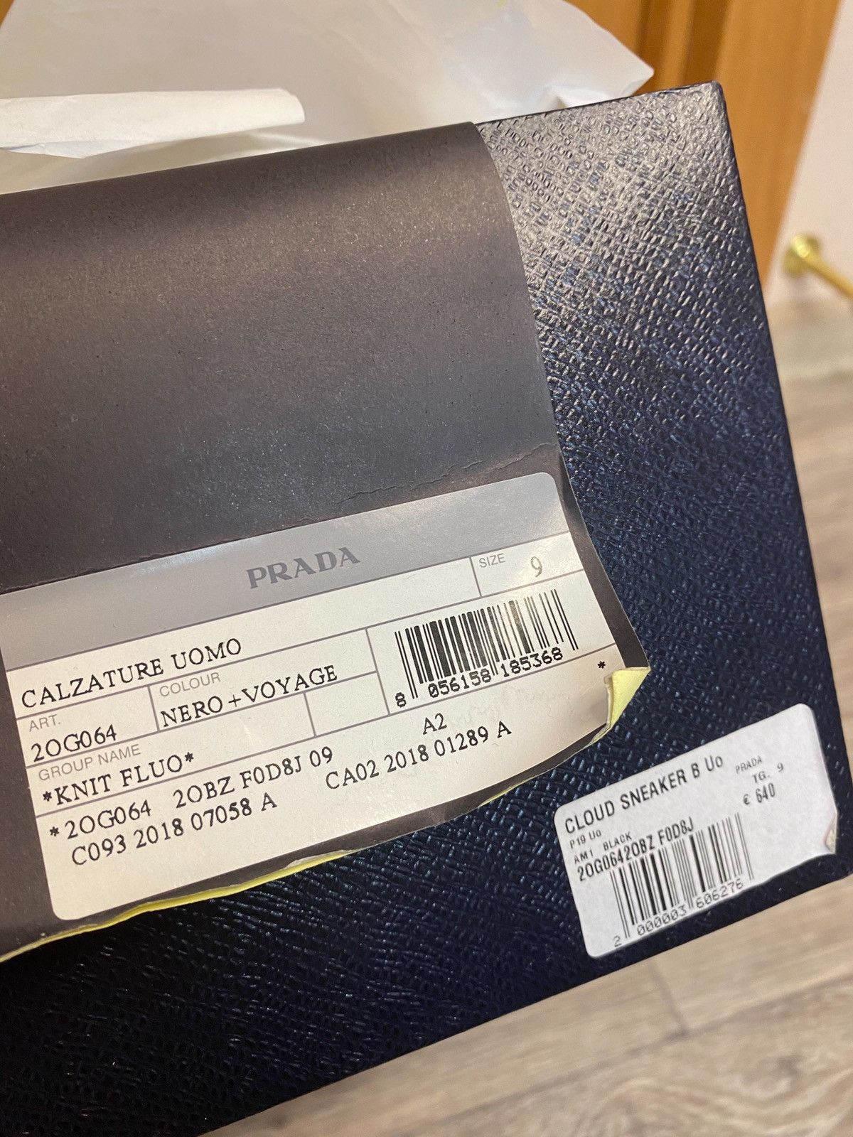 Prada Prada Cloudbust Sneakers Black / Blue Size US 10 / EU 43 - 8 Thumbnail