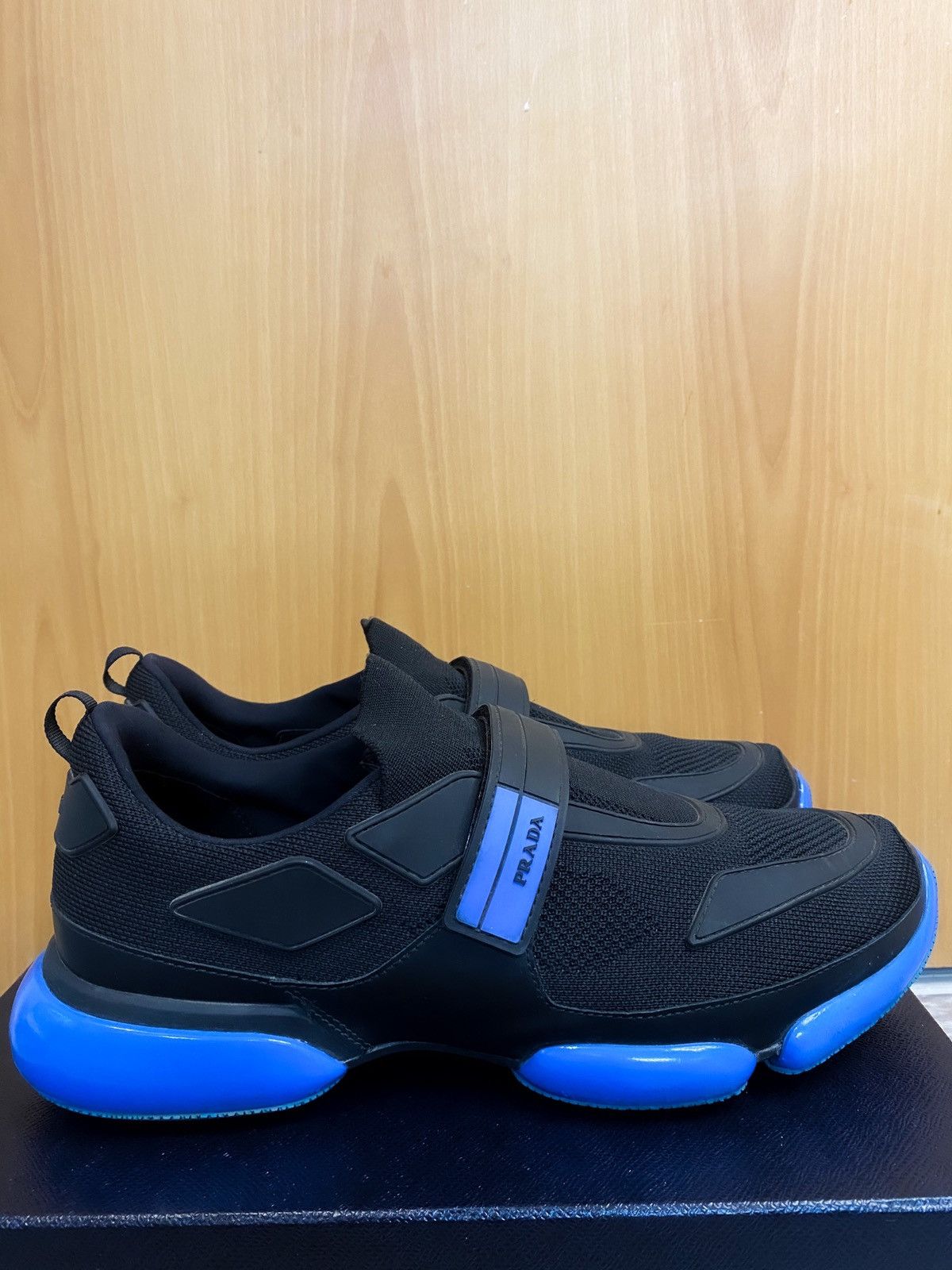 Prada Prada Cloudbust Sneakers Black / Blue Size US 10 / EU 43 - 4 Thumbnail