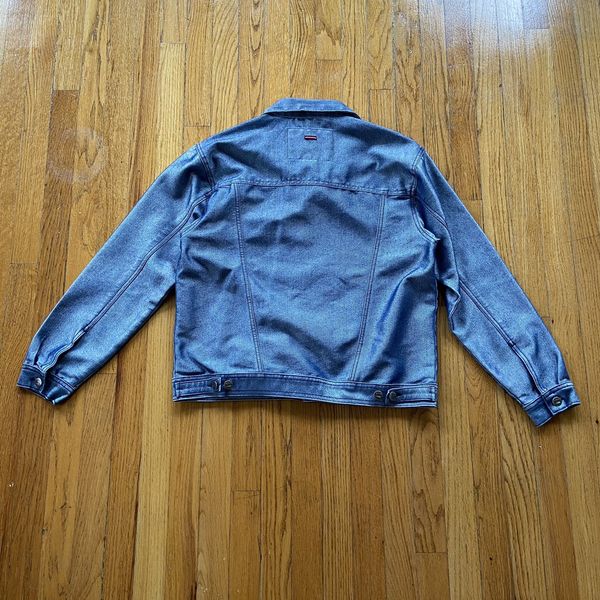 Fubu Fubu Shiny Denim Trucker Jacket 