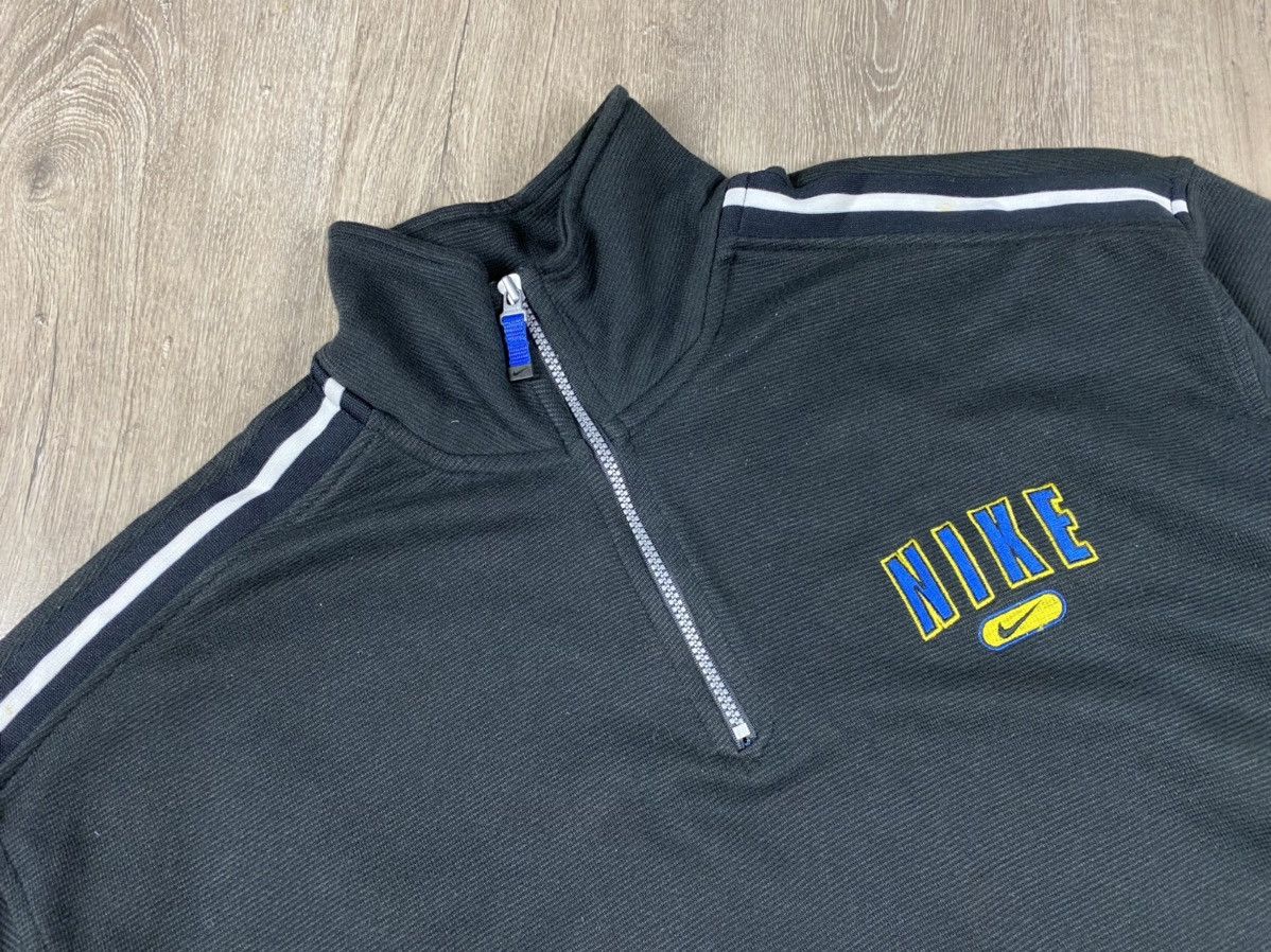 Nike × Vintage Vintage Nike 1/2 Zip Jacket Big Logo Sweatshirt size XXL Size US XXL / EU 58 / 5 - 4 Thumbnail